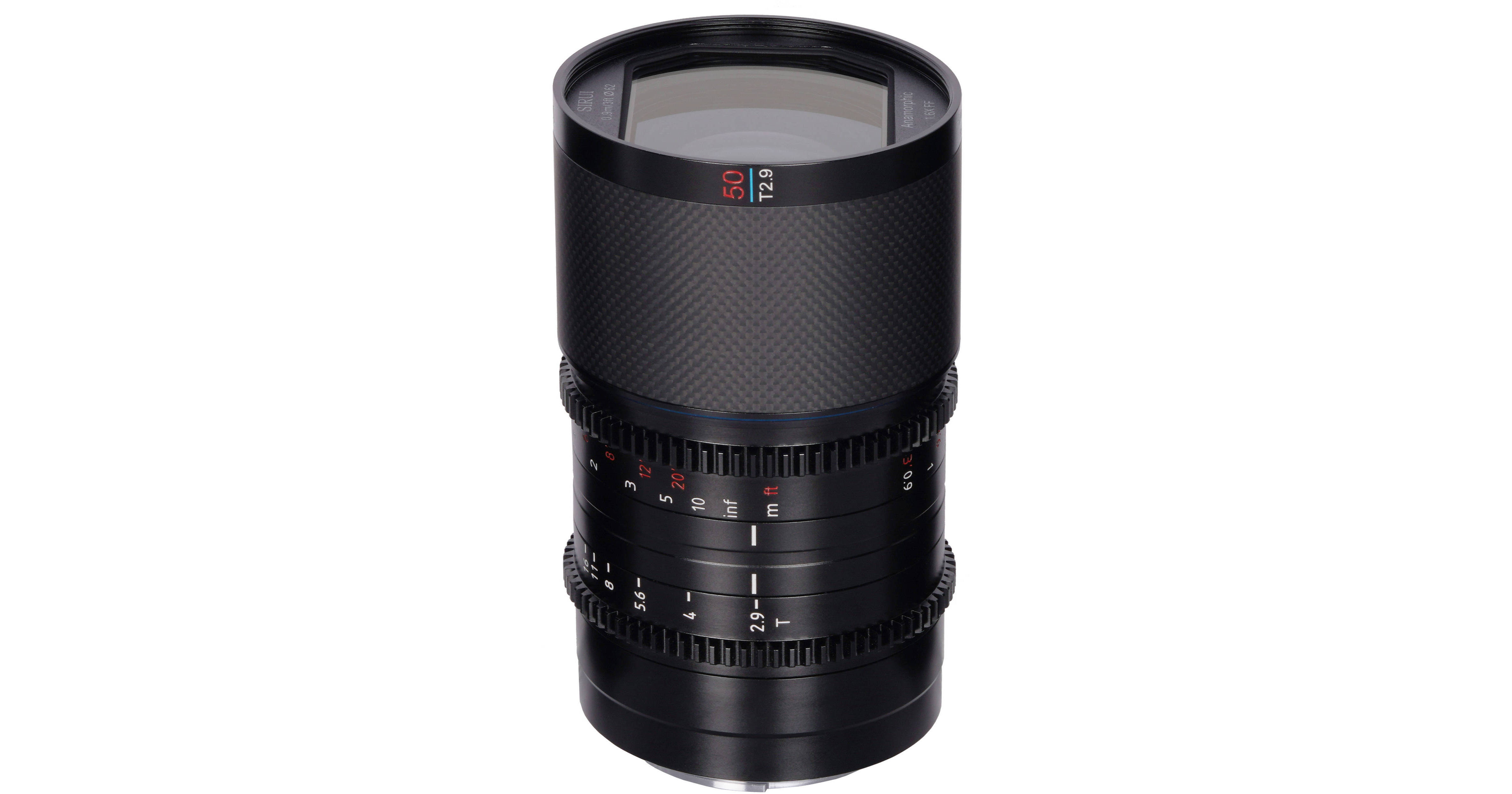 Sirui Saturn 50mm T2.9 1.6x Carbon Fiber Full-Frame SATURN RF50N