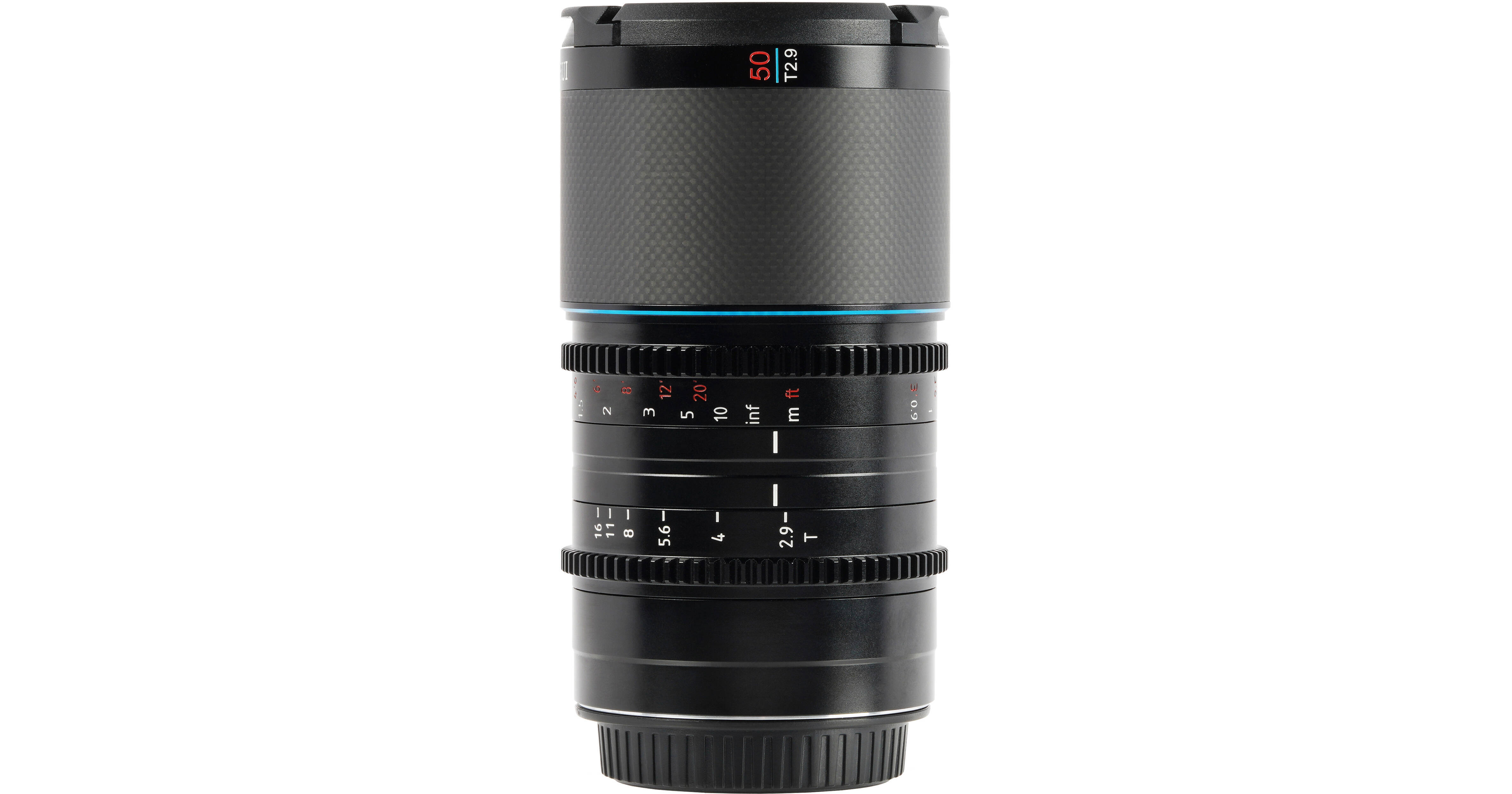Sirui Saturn 50mm T2.9 1.6x Carbon Fiber Full-Frame SATURN Z50N