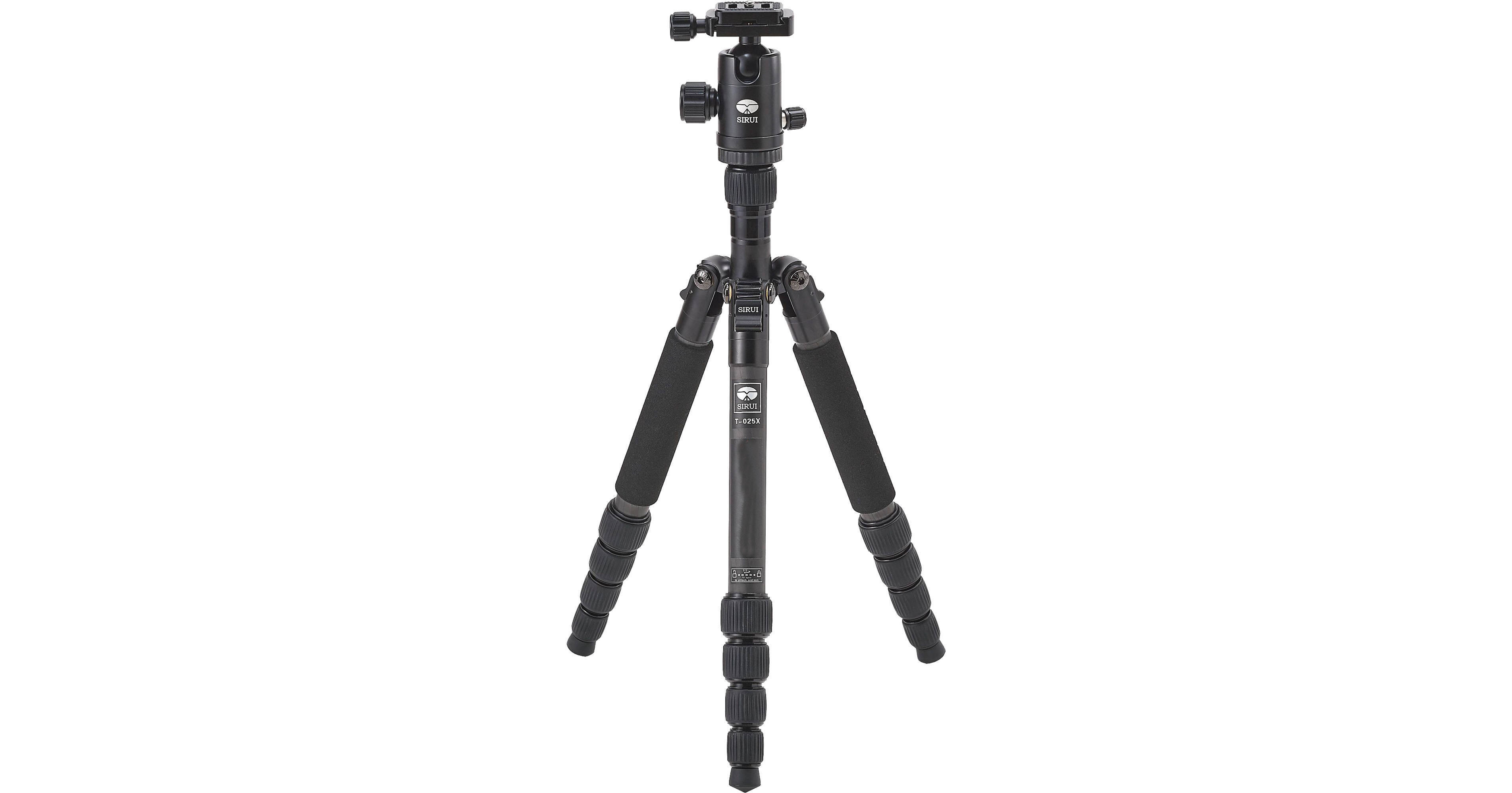 Sirui T-025X Carbon Fiber Tripod with C-10S Ball Head T025X B&H
