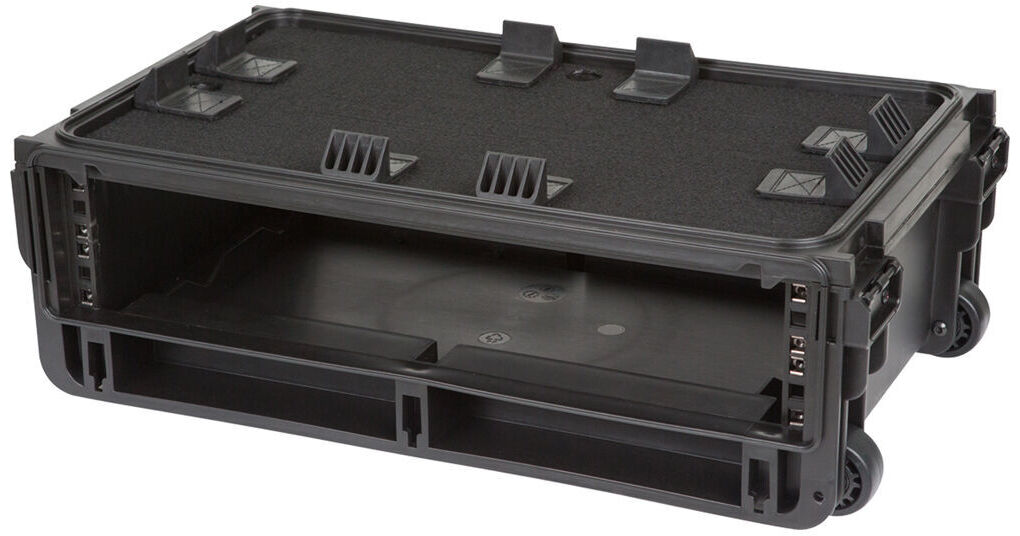 SKB Injection-Molded 2 RU Studio Flyer Rack Case 1SKB-ISF2U B&H