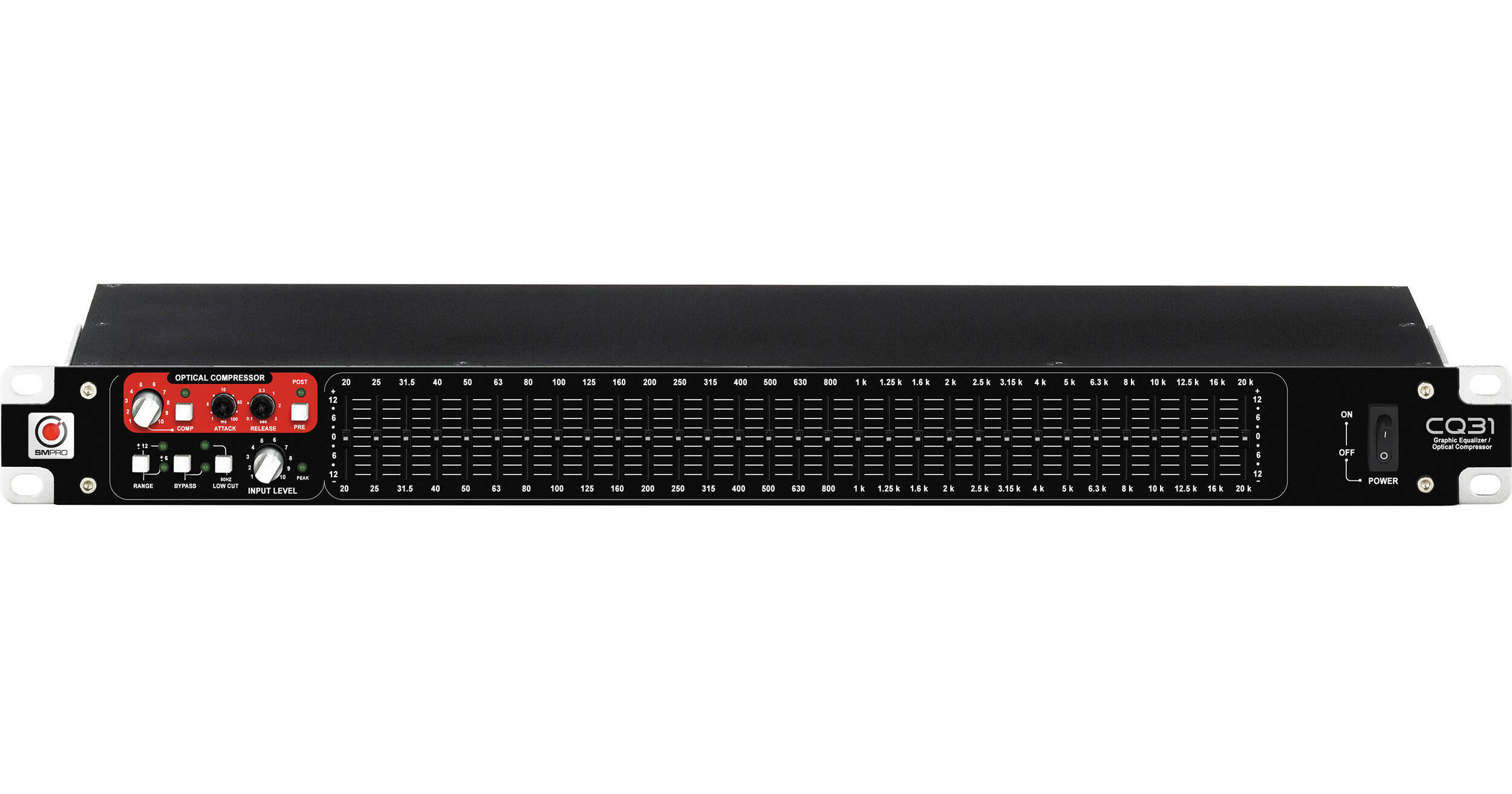 SM Pro Audio CQ31 31-Band Graphic EQ and Optical Compressor CQ32
