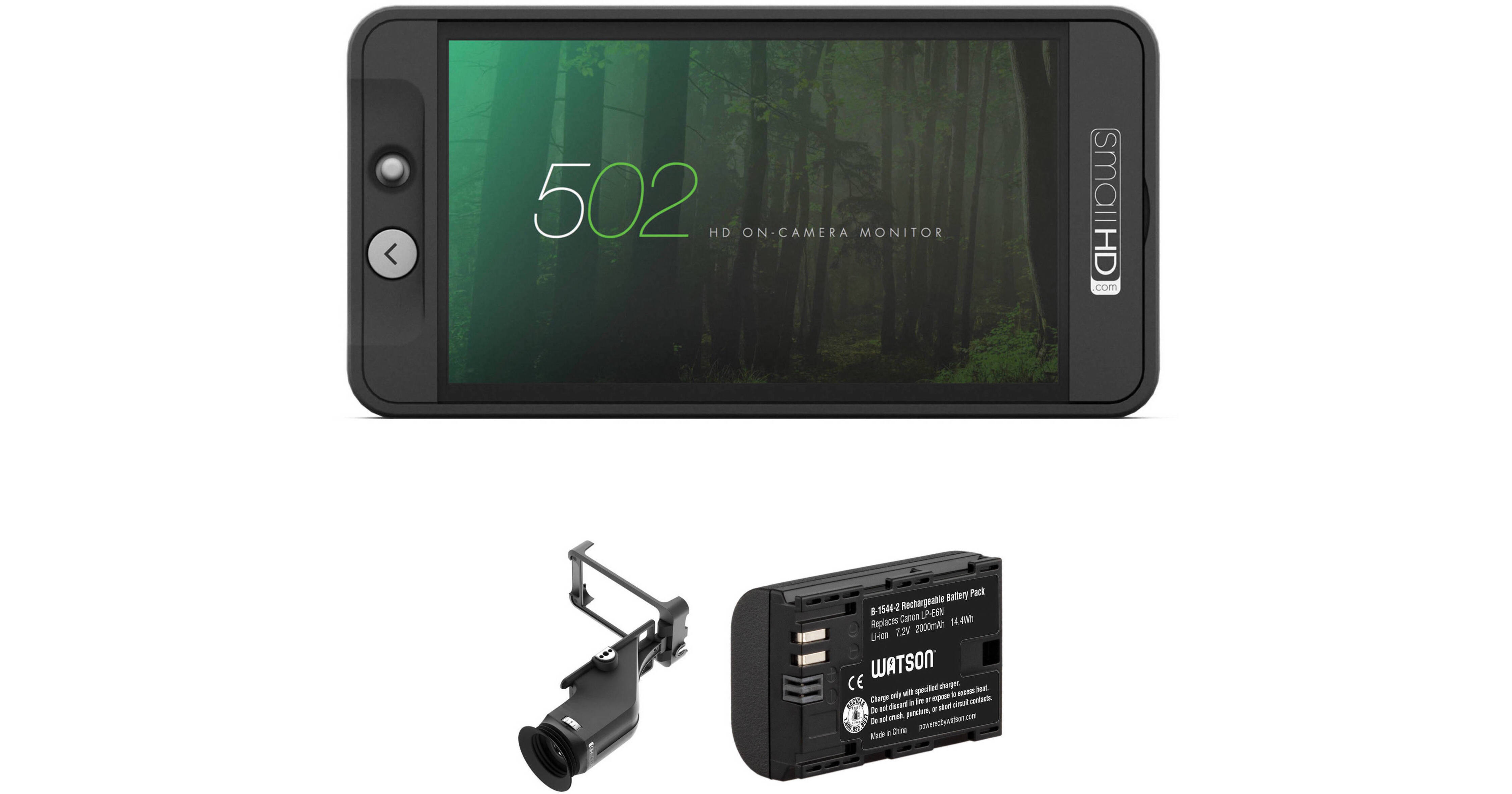 SmallHD 502 HDMI & HD-SDI On-Camera Monitor, Sidefinder, and