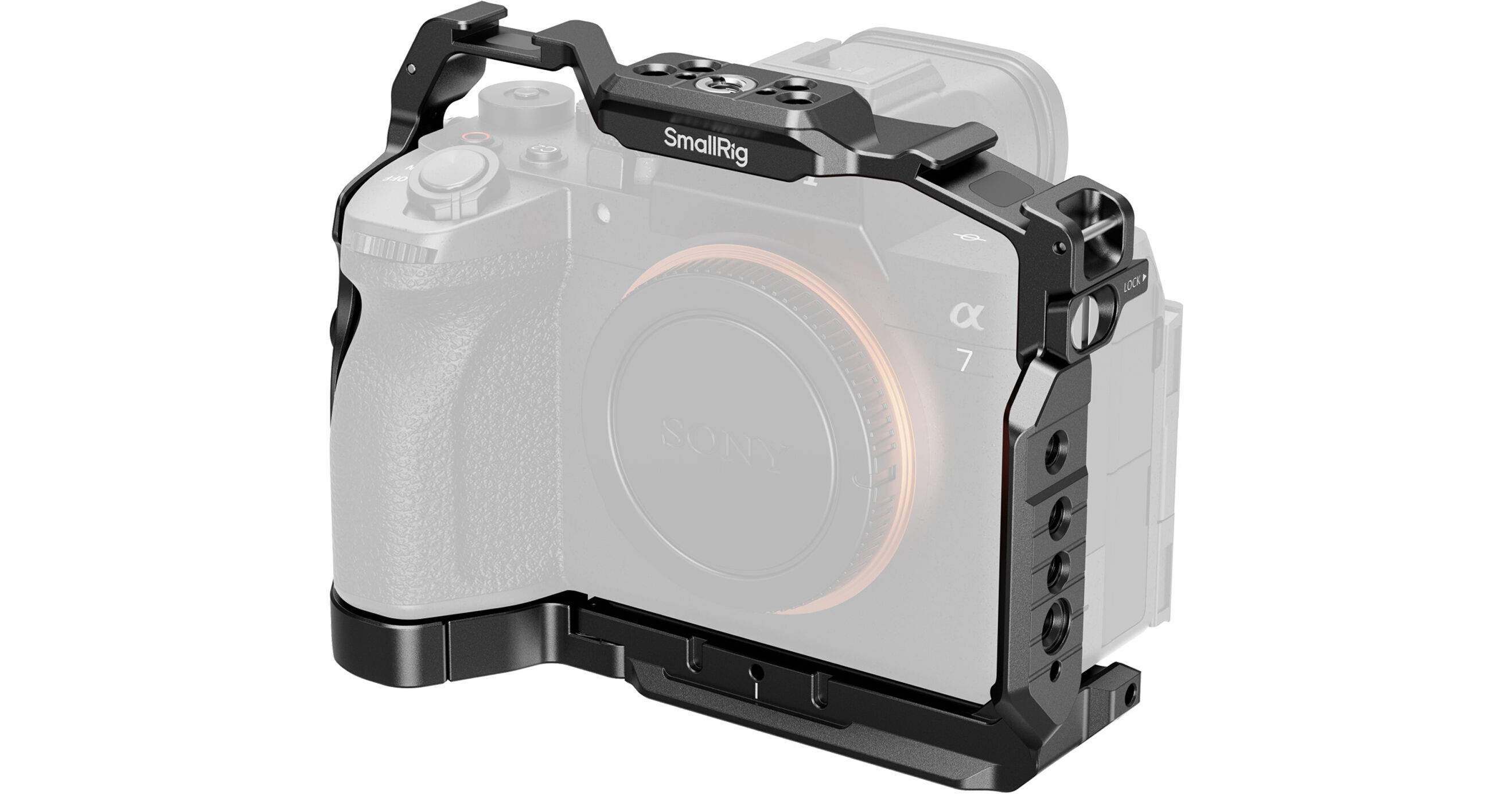 thumbnail interactive-video image 1 of SmallRig 3667 Full Cage For Sony Alpha 7 IV / A7S III / A7R IV / A1 – With Locking Side Plate 1 of 4