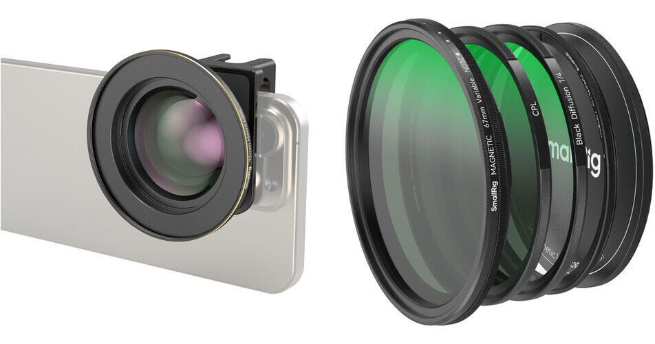 SmallRig 75mm Macro Lens for T-Mount with 5-in-1 Attachable