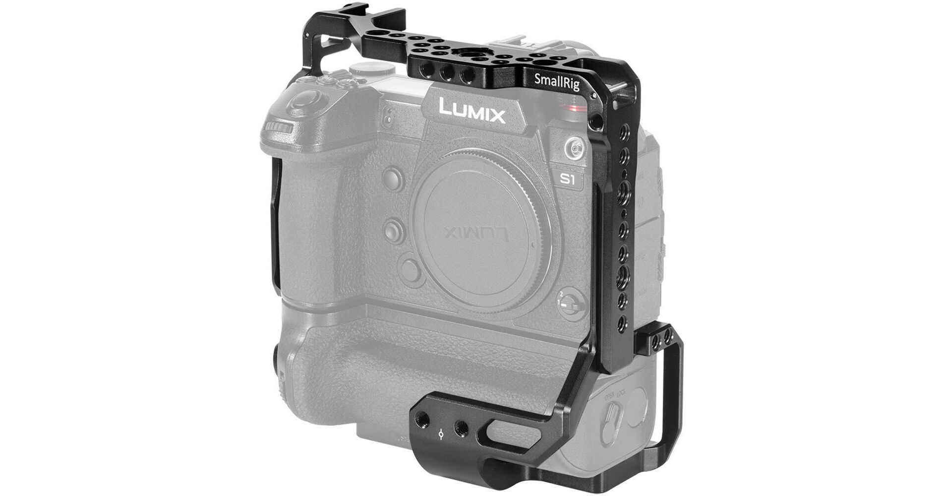LUMIX S1H SmallRigケージ バッテリー4個付き SmallRig Camera Cage for Panasonic S1/S1R with Attached CCP2410