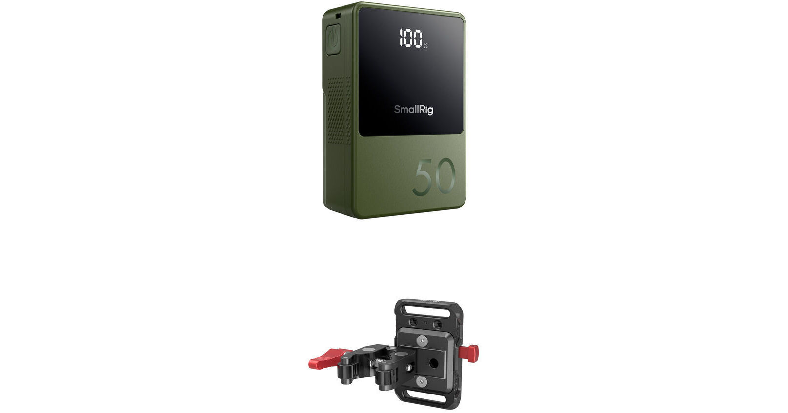 SmallRig VB50 Mini V-Mount Battery + Clamp Plate Kit (50Wh,