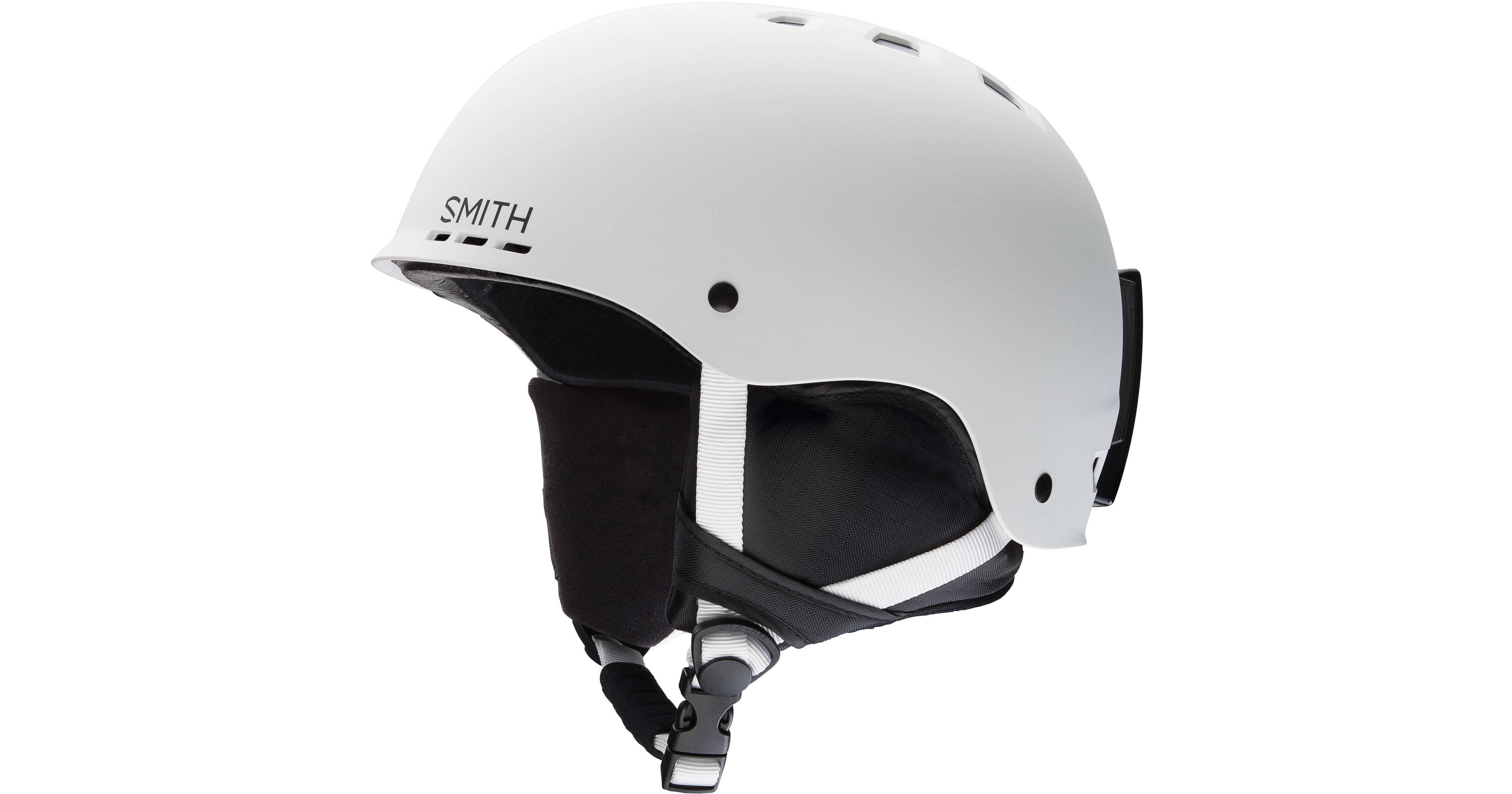 holt smith helmet Jr Snow Black Medium Smith has been crafting and selling top of the line optics for over 50 years Smith Holt Helmet Medium -