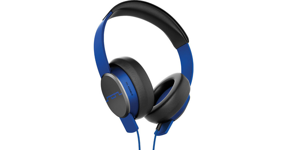SOL REPUBLIC Master Tracks Over-Ear Headphones (Blue) 1601-36