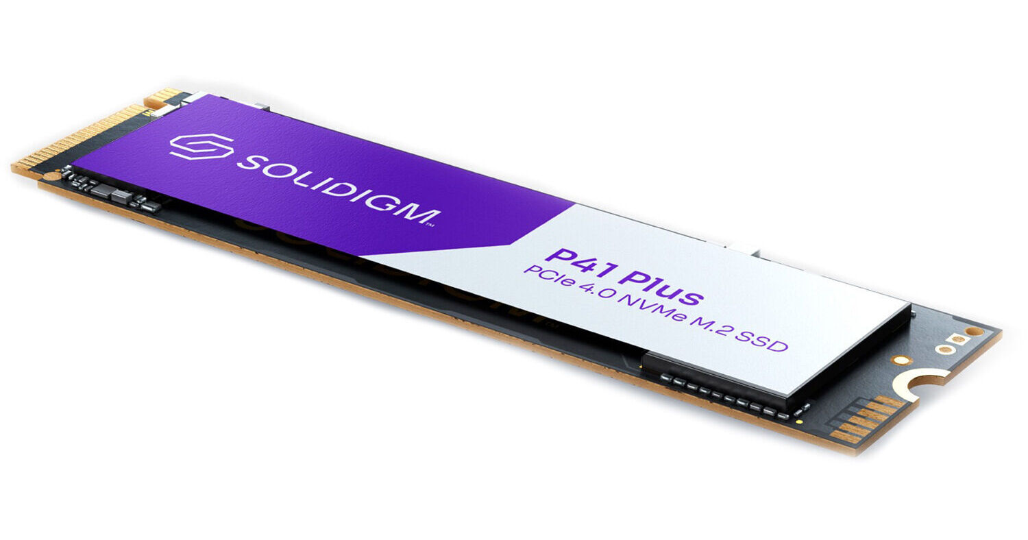 Solidigm 1TB P41 Plus Series M.2 PCIe 4.0 x4 NVMe
