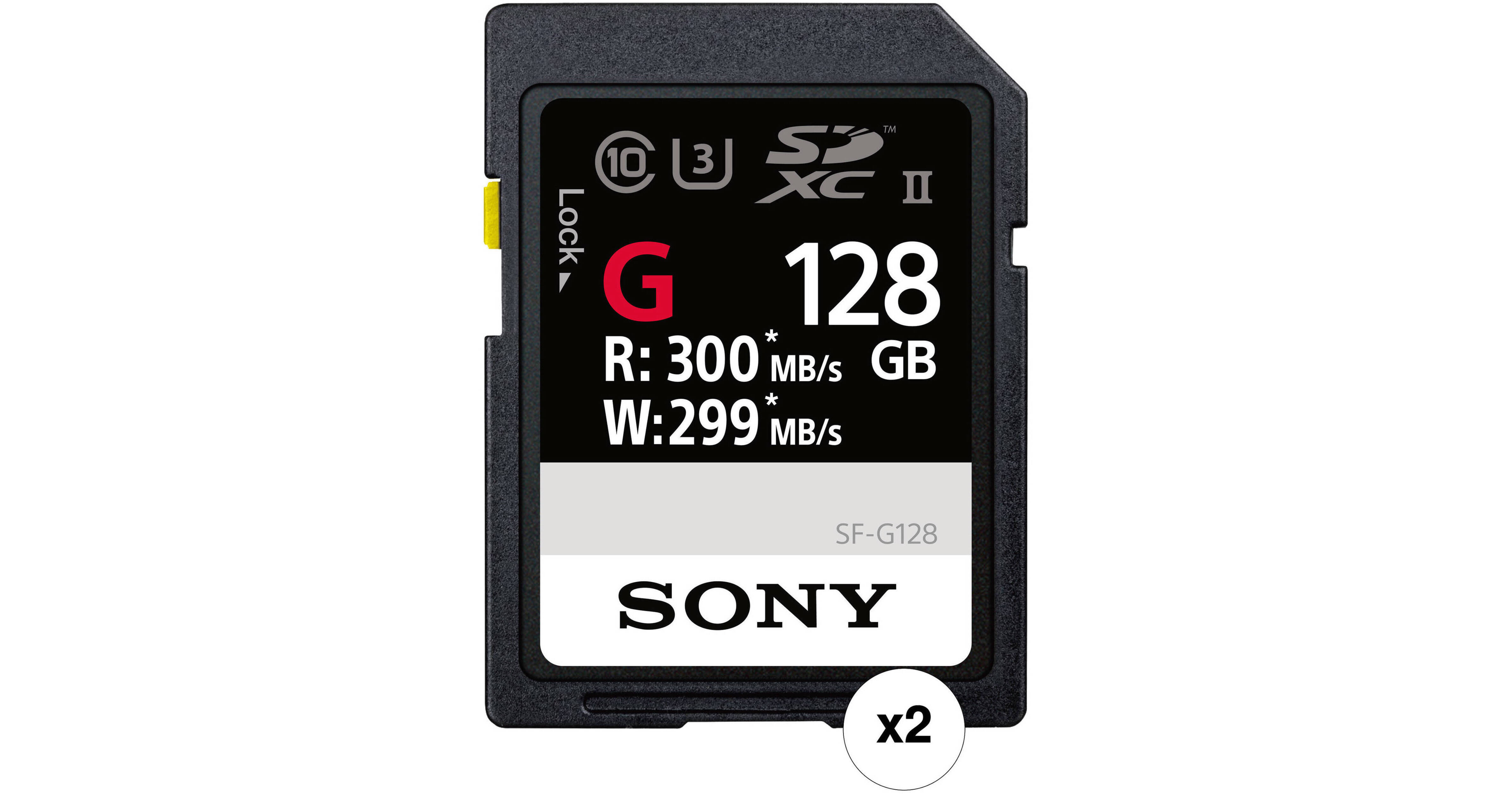 Sf G Sony Uhs Sd Card Sony SF-M Tough 512GB SDXC Memory Card, 2-Pack
