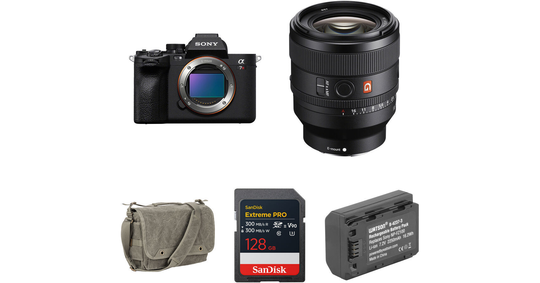 Sony a7R V Mirrorless Camera with 50mm f/1.4 Lens and Basic