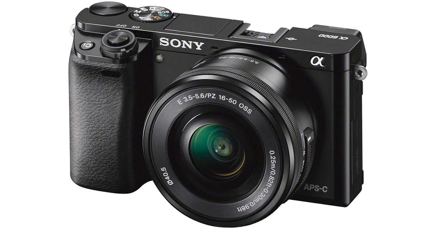 Sony a6000 Mirrorless Camera with 16-50mm Lens B&H Photo Video