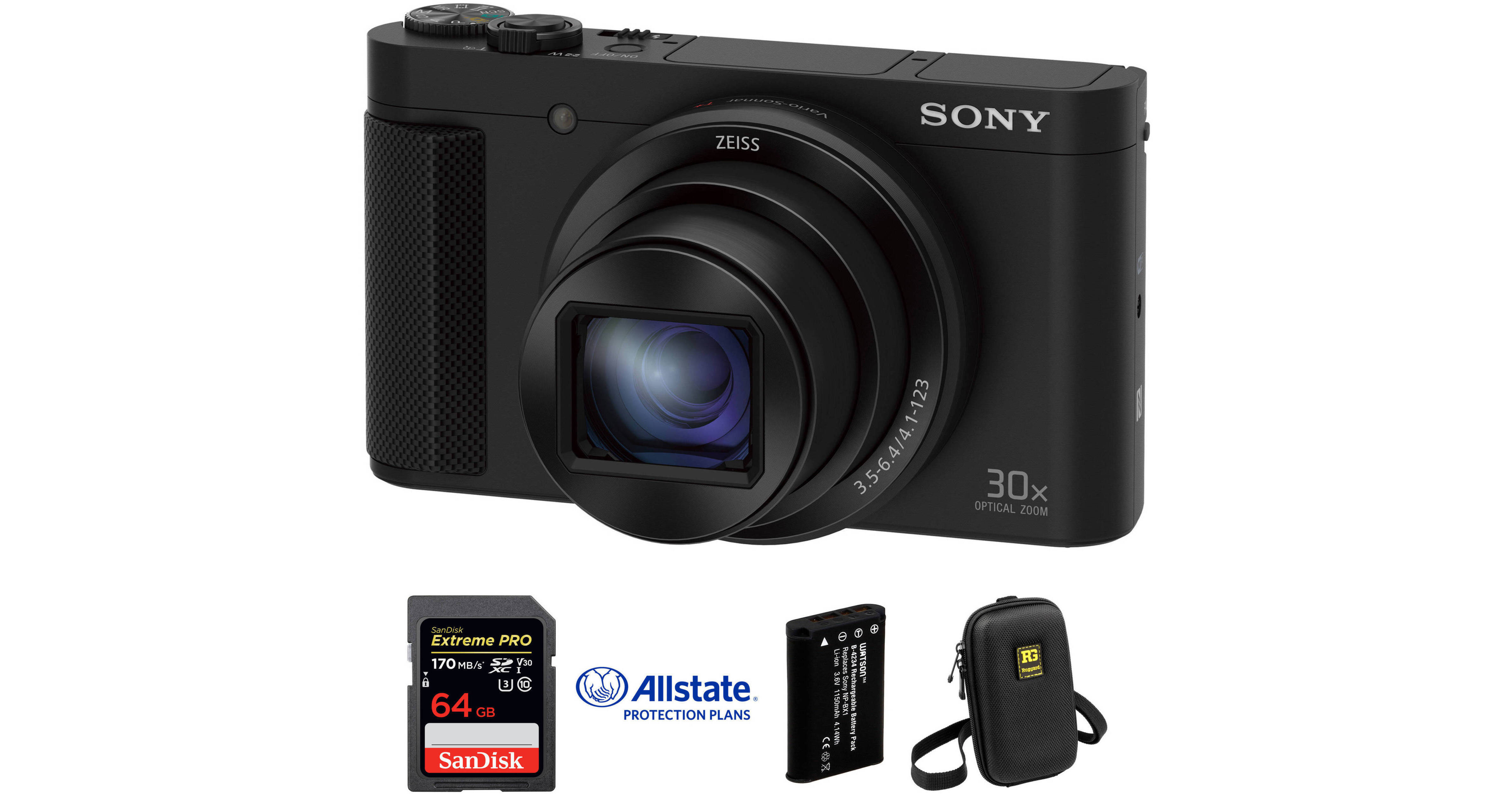 Sony Cyber-shot DSC-HX80 Digital Camera Deluxe Kit B&H Photo
