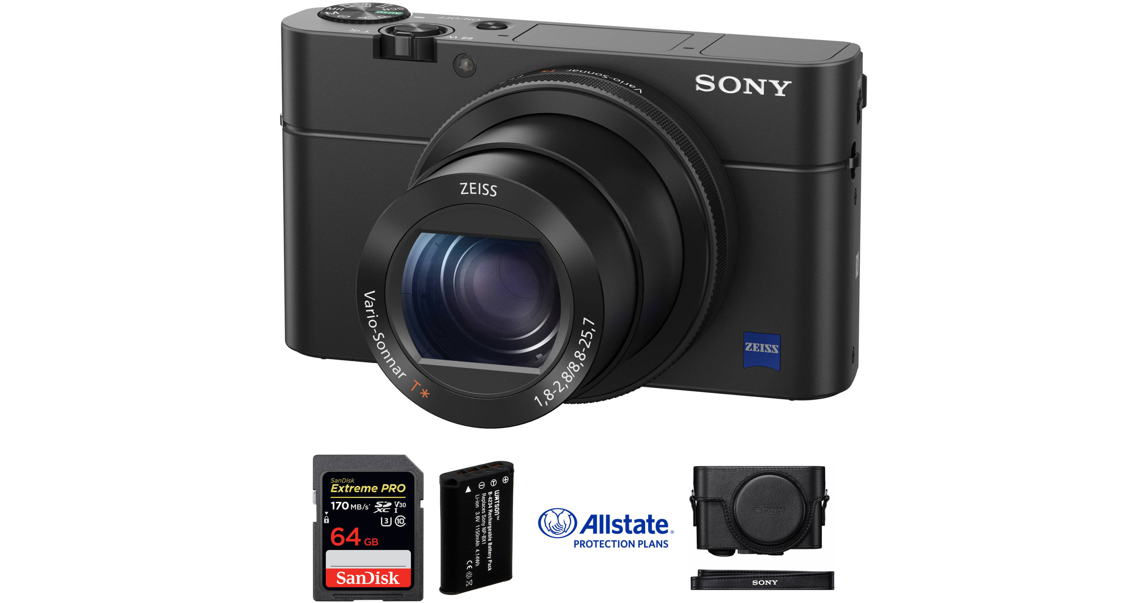 Sony Cyber-Shot DSC-RX100 IV Digital Camera Deluxe Kit B&H