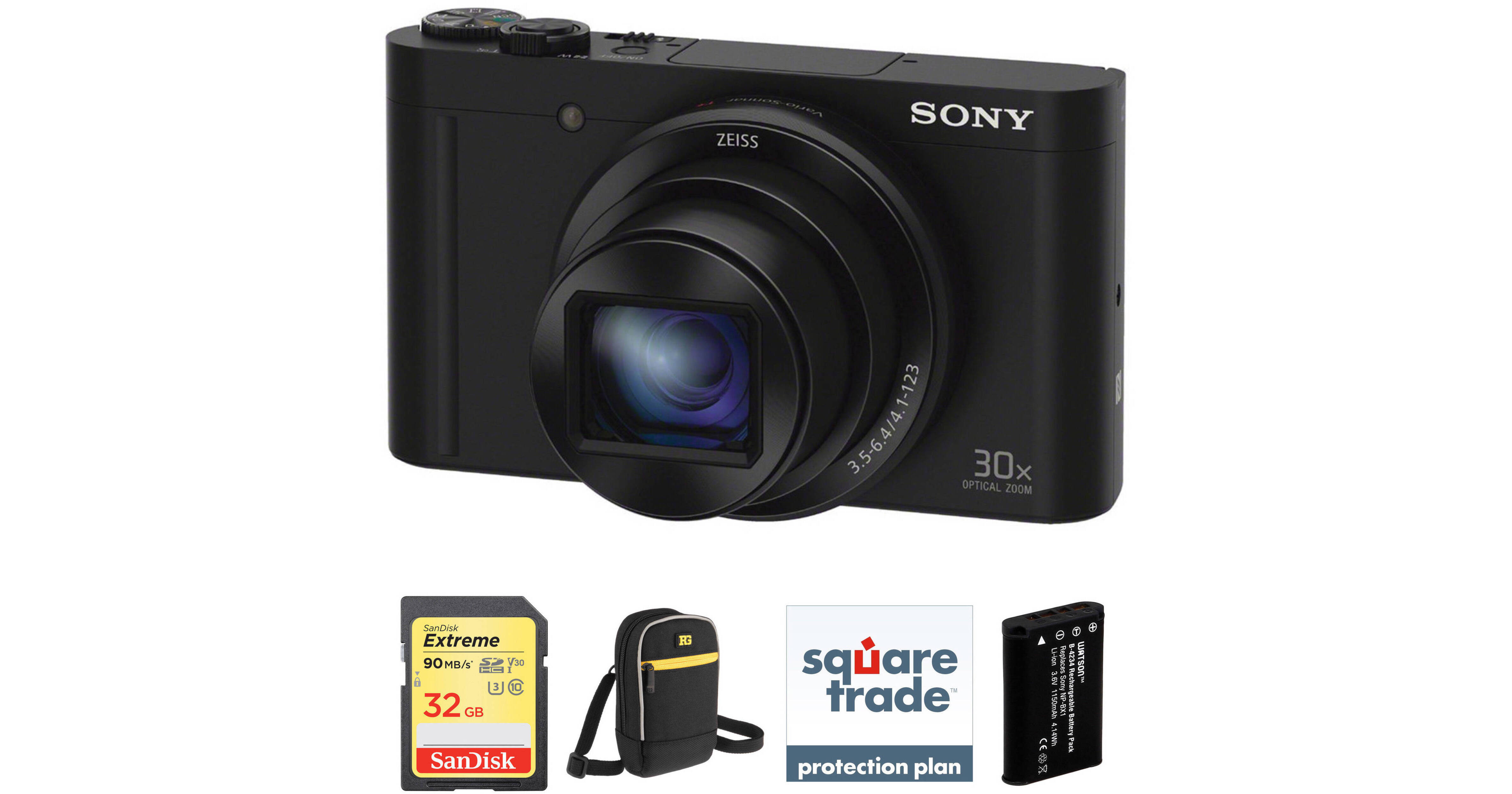 Sony Cyber-shot DSC-WX500 Digital Camera Deluxe Kit B&H Photo