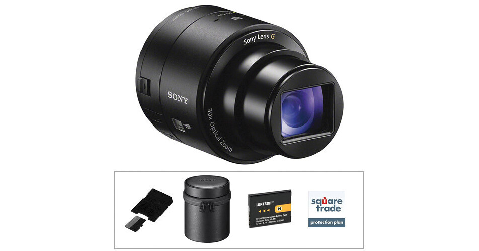 Sony Cyber-shot DSC-QX30 Lens Style Camera Deluxe Accessory Kit