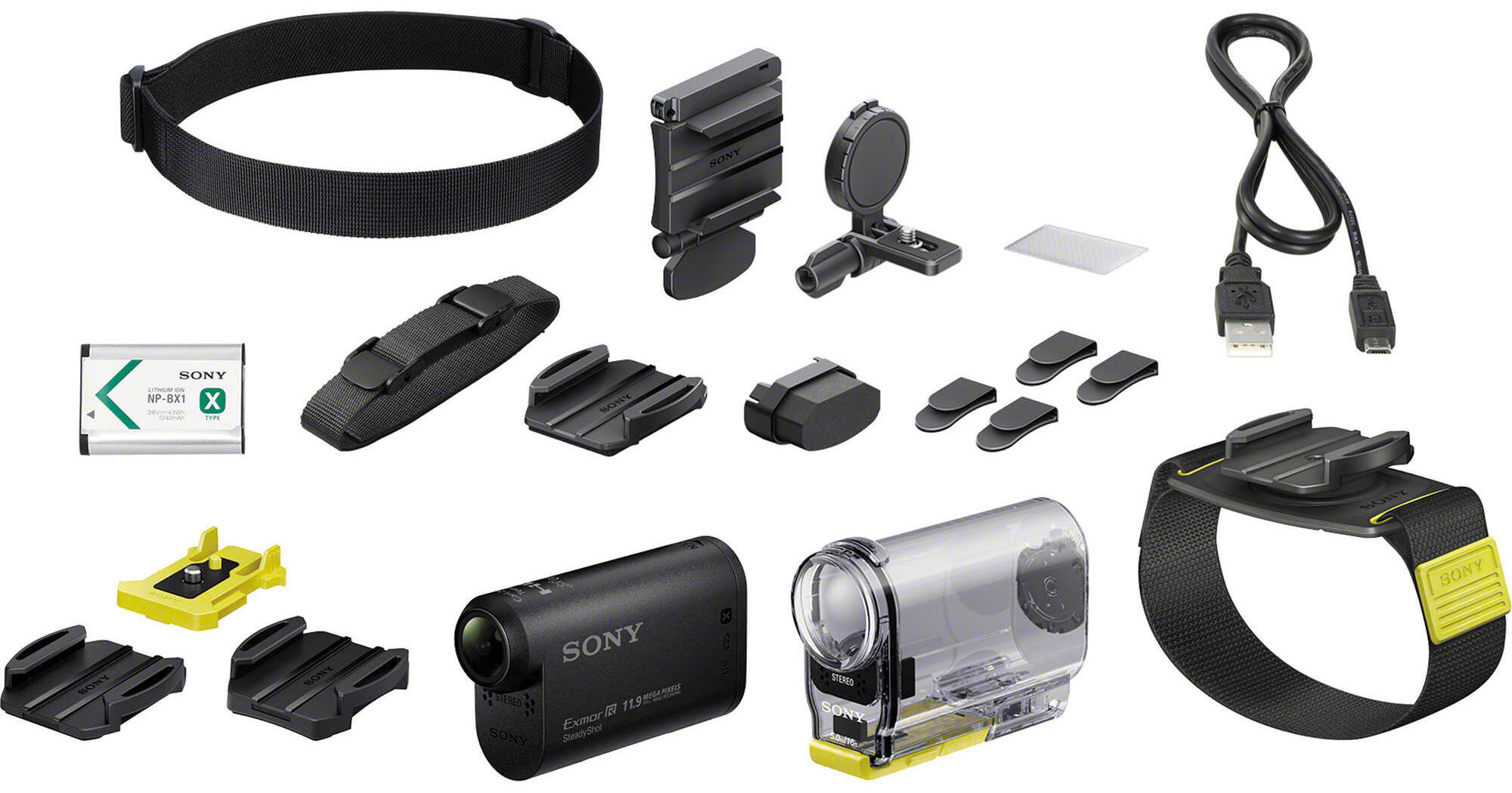 Sony HDR-AS30V Action Cam with Wearable Kit HDRAS30VW B&H Photo