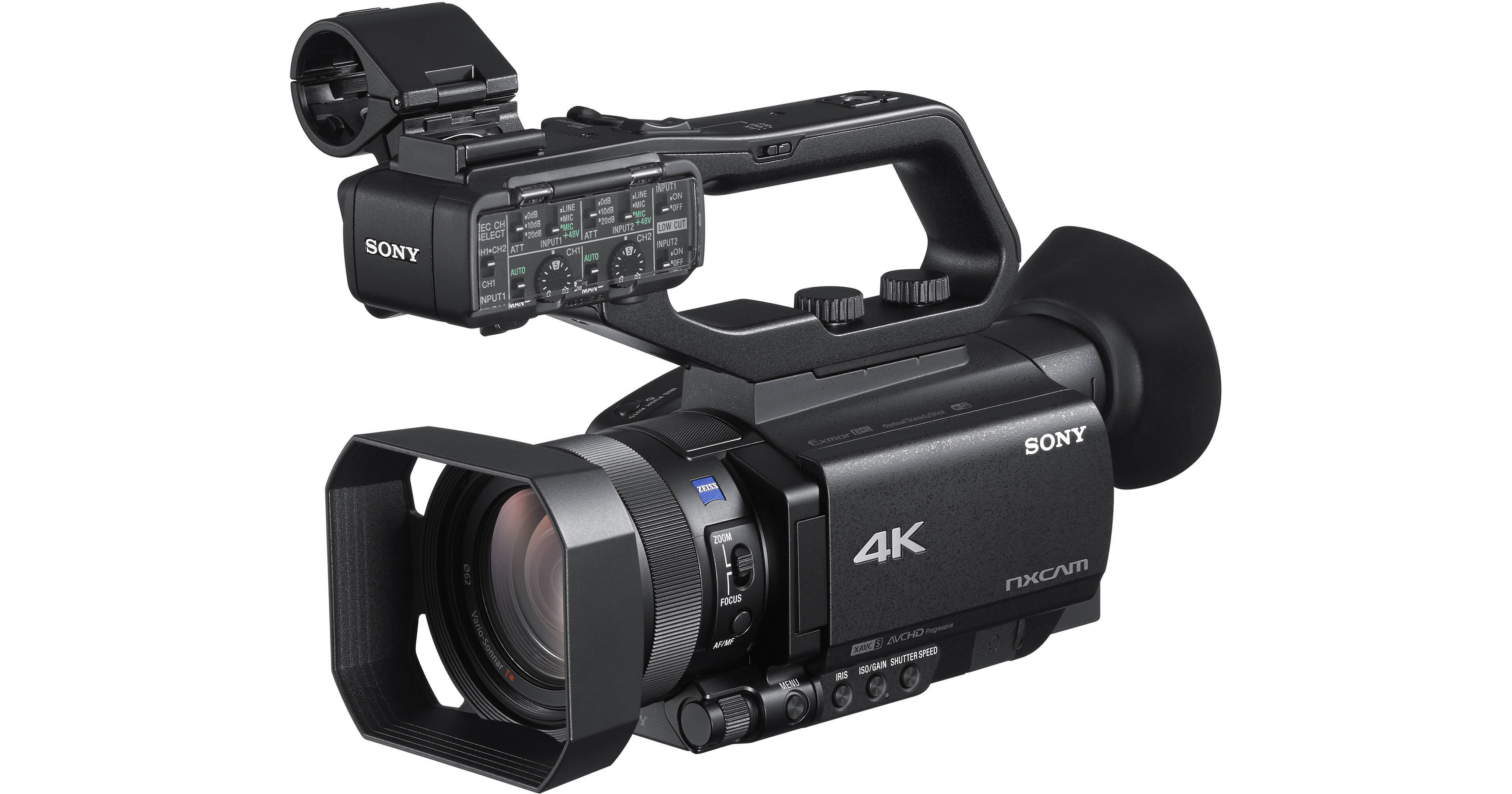 Sony HXR-NX80 4K NXCAM with HDR & Fast Hybrid AF HXRNX80.B B&H