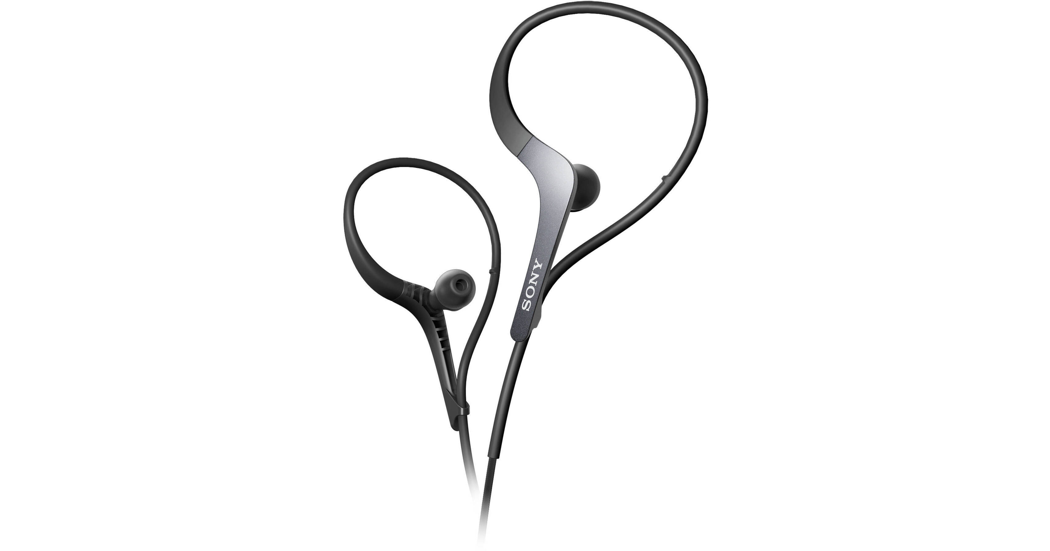 Sony MDR-AS400EX Active Series Sport Headphones MDRAS400EX/B B&H