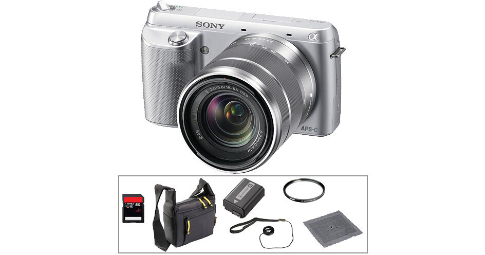 Sony Alpha NEX-F3 Mirrorless Digital Camera with 18-55mm Lens