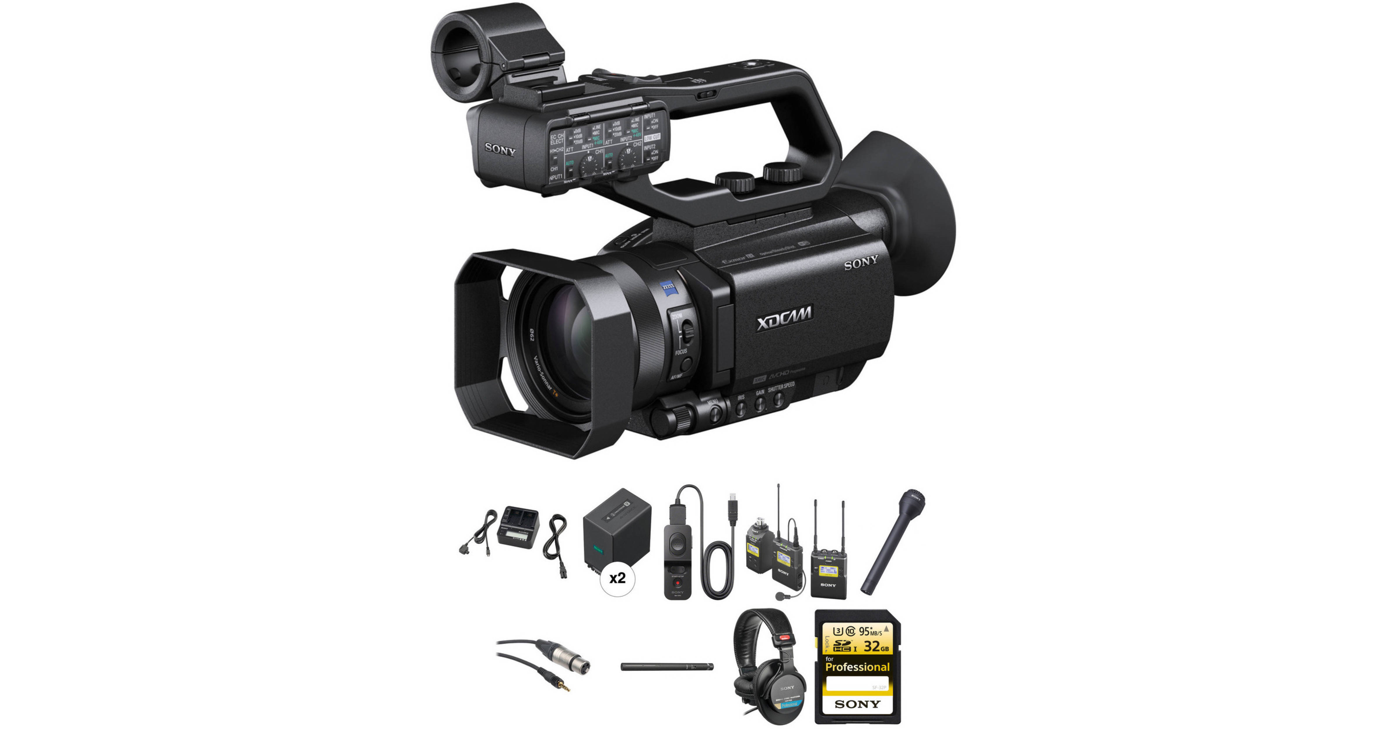 Sony PXW-X70 Advanced Video Journalist Kit with Backpack,
