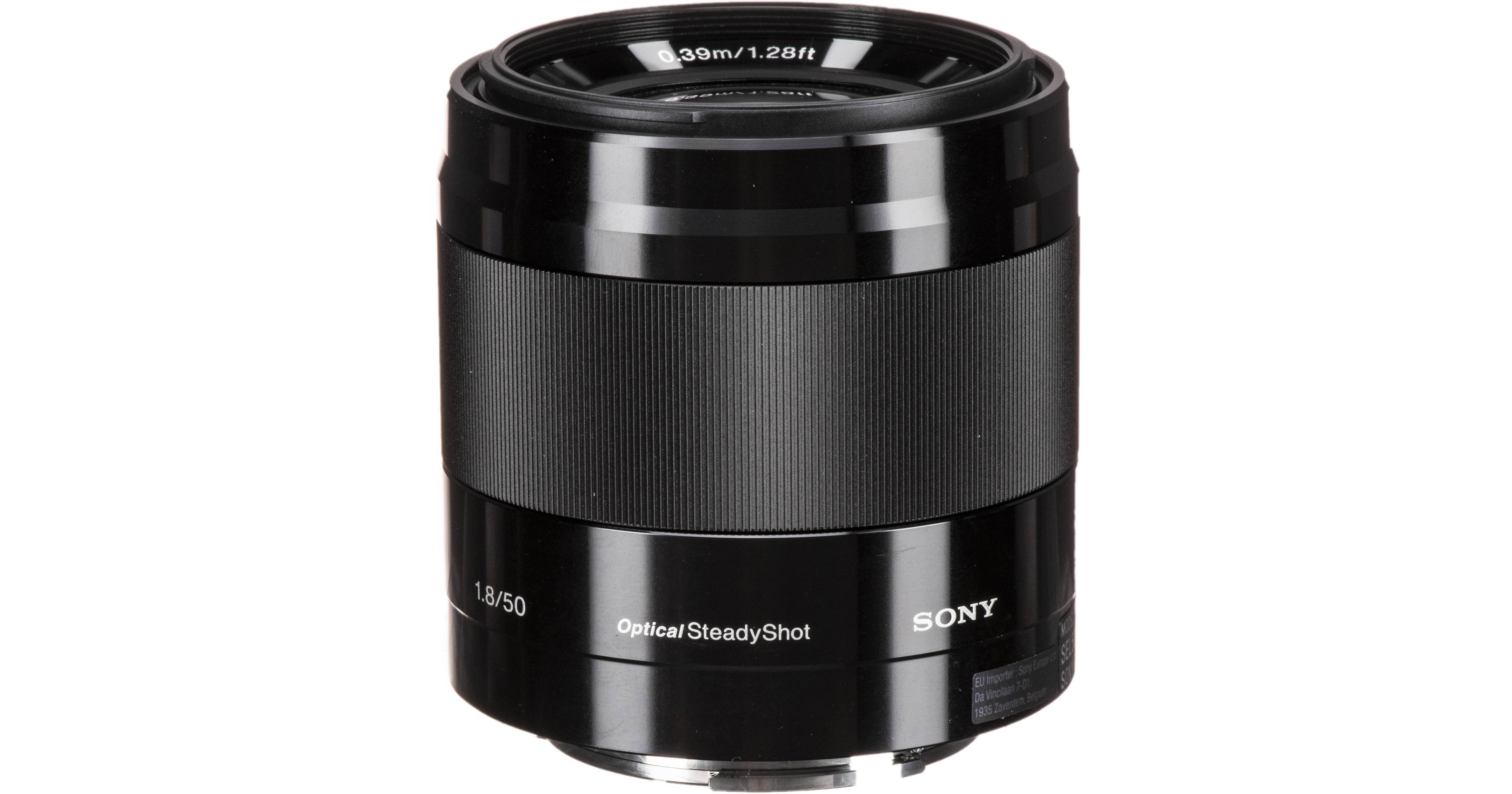 Used Sony E 50mm f/1.8 OSS Lens (Black) SEL50F18/B B&H Photo