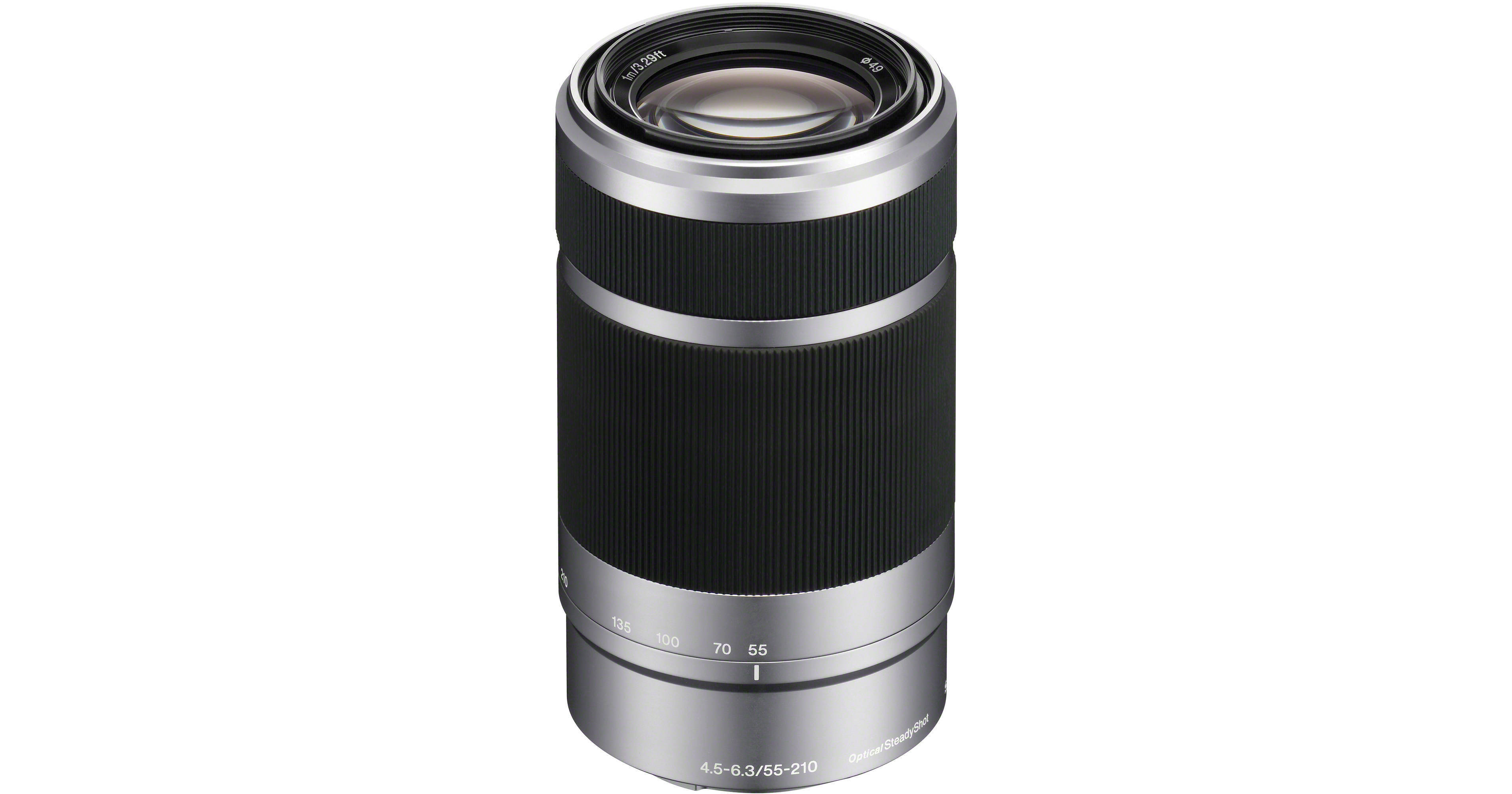 Used Sony E 55-210mm f/4.5-6.3 OSS Lens (Silver) SEL55210 B&H