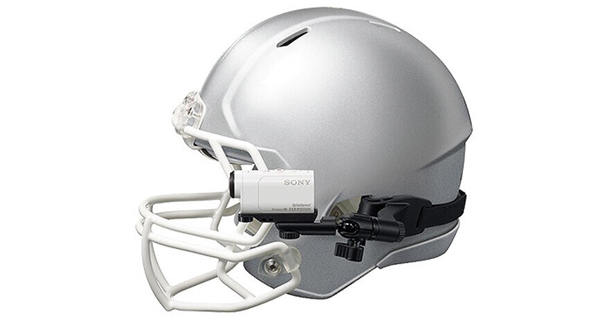 football helmet cam Proaim Surfer Rig for DSLR Camera / Cam Skattebo New York Giants