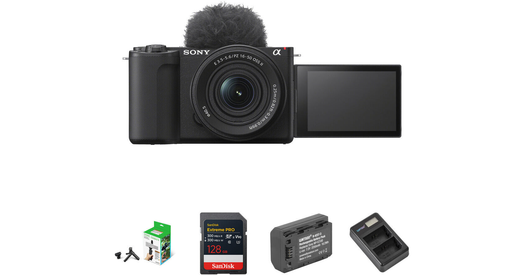 Sony ZV-E10 II Mirrorless Camera with 16-50mm f/3.5-5.6 Lens and