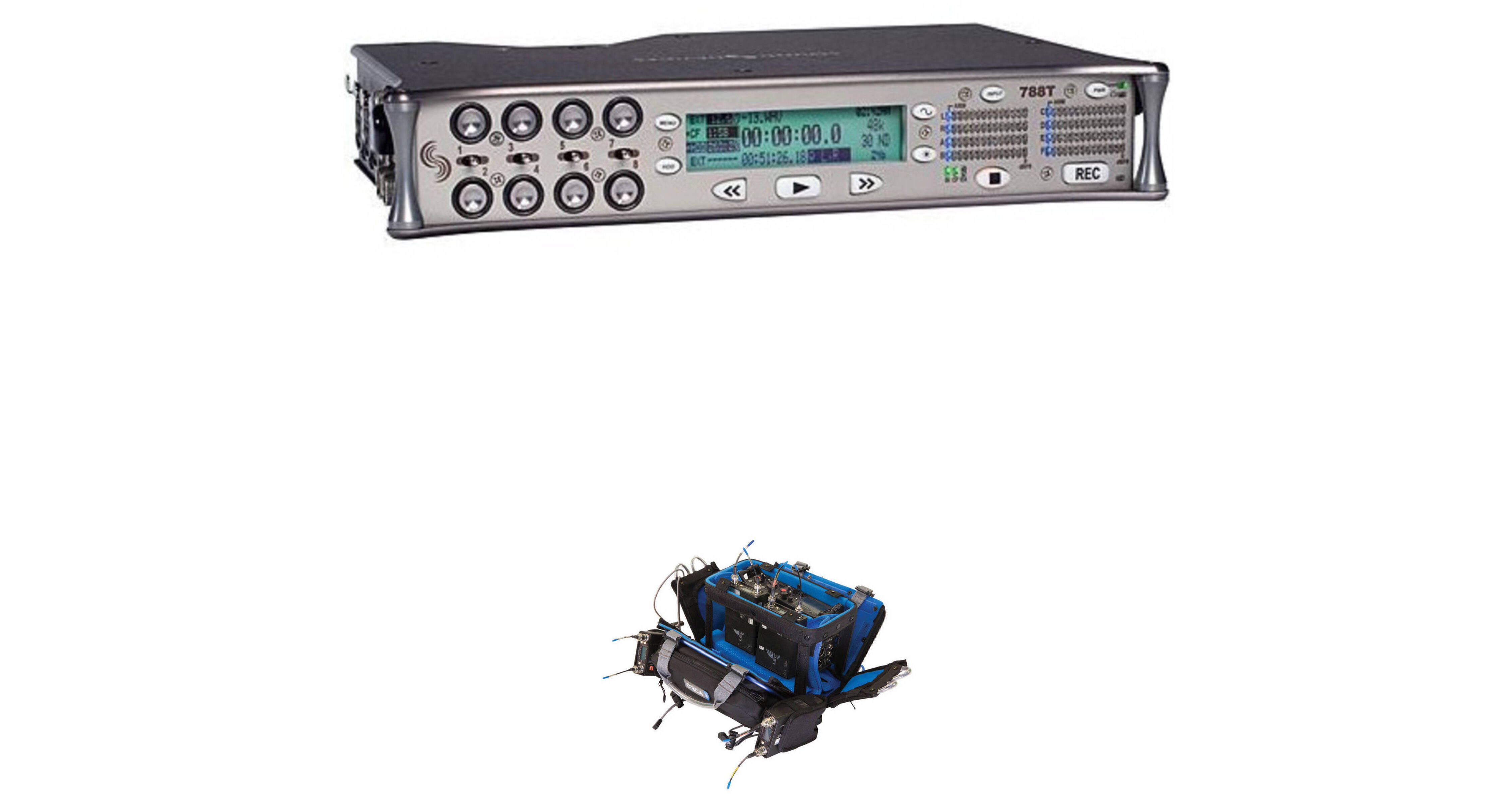 Sound Devices 788T-SSD 8-Input/12-Track Field Recorder with