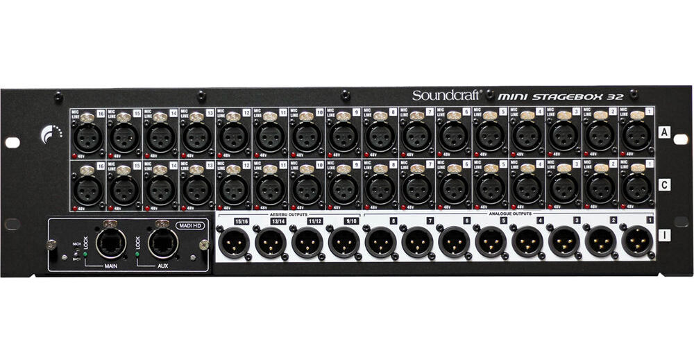Soundcraft Mini Stagebox 32 for Soundcraft Mixer Consoles