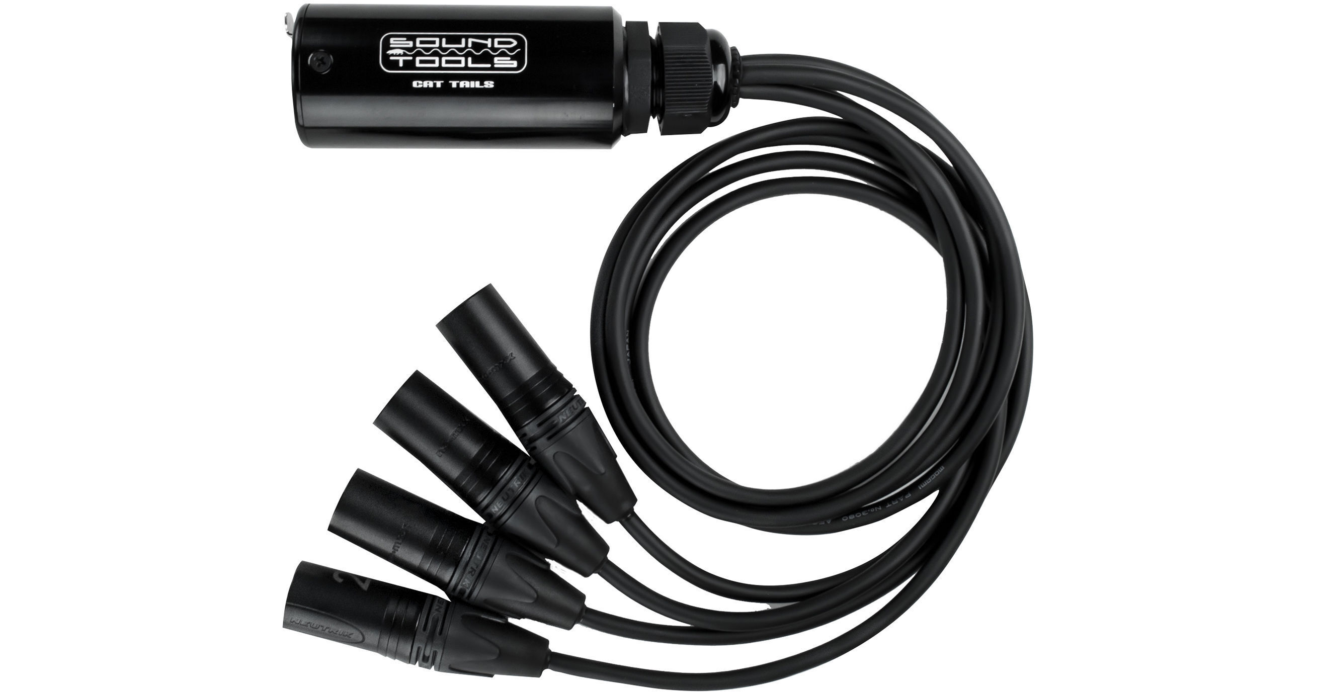 SoundTools CAT Tails MX Four XLR Male Audio Lines Down CTMX B&H