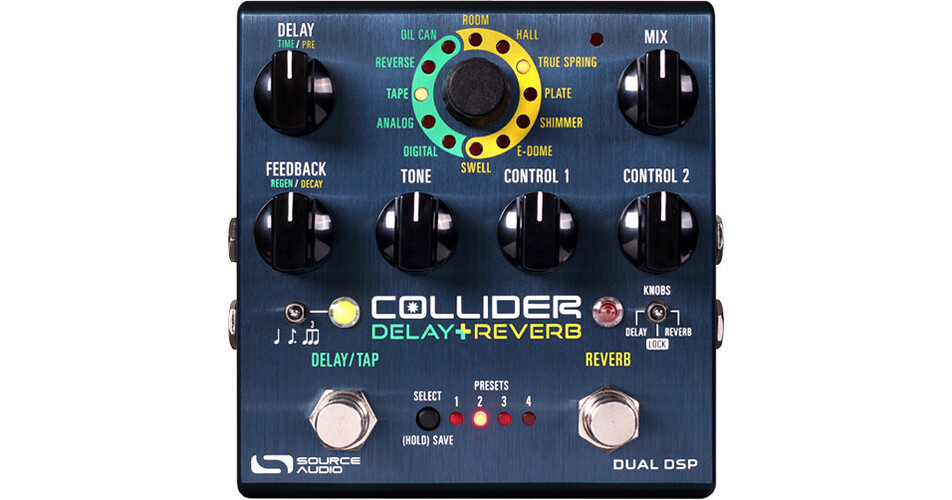 SOURCE AUDIO One Series Collider Stereo Delay+Reverb SA263 B&H