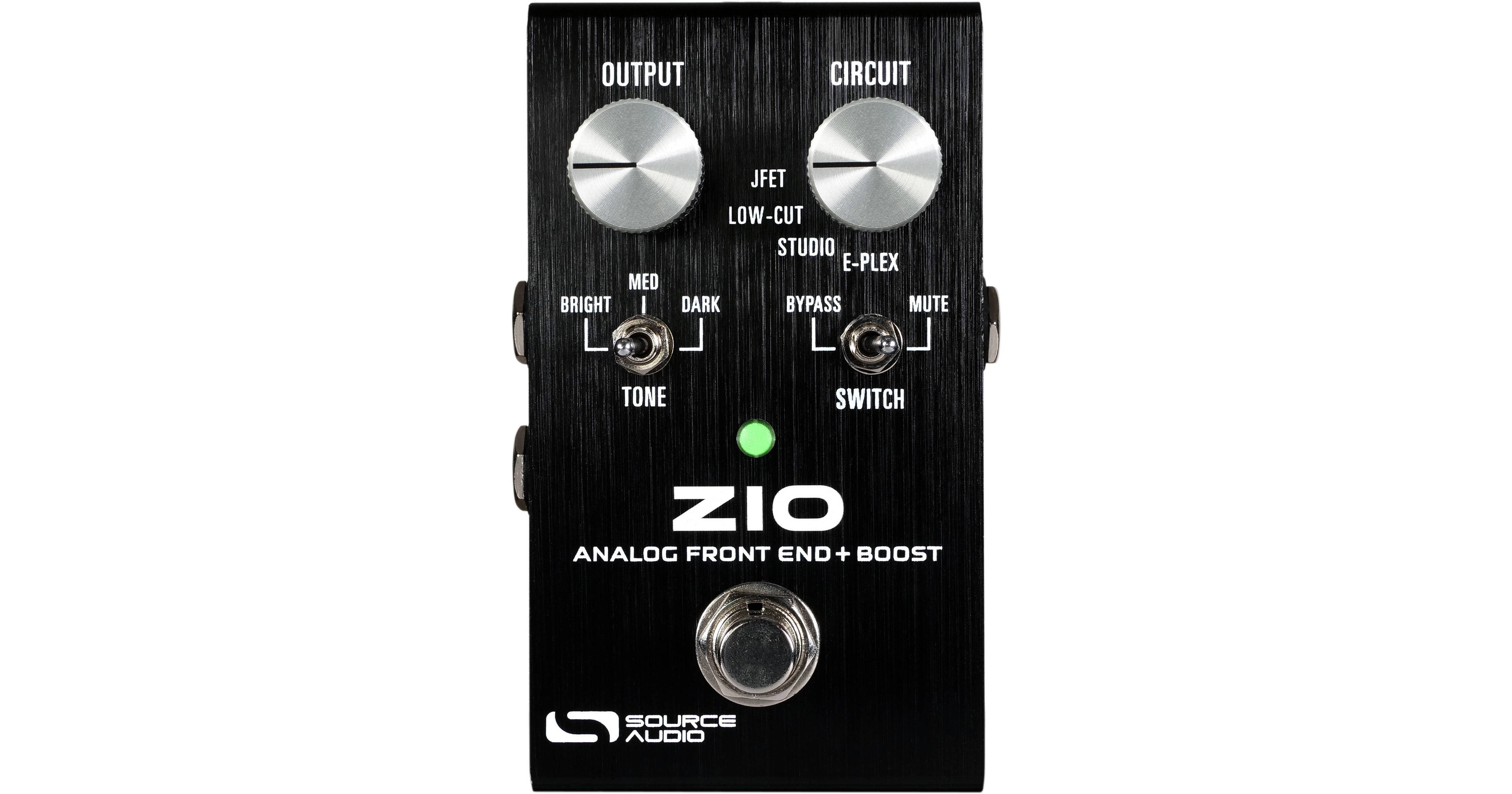 SOURCE AUDIO ZIO Analog Front End + Boost Preamp Pedal SA271 B&H
