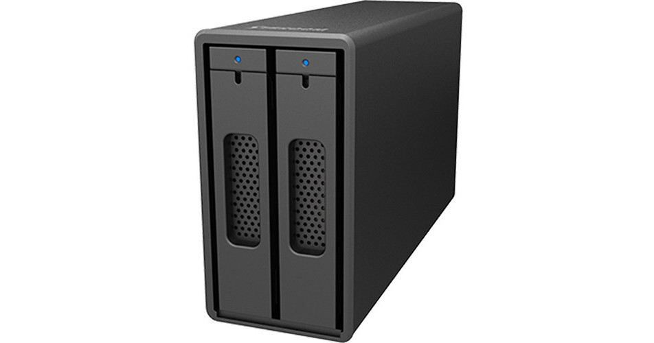 STARDOM SOHORAID 2-Bay RAID Storage Enclosure (Black) ST2-B3-B