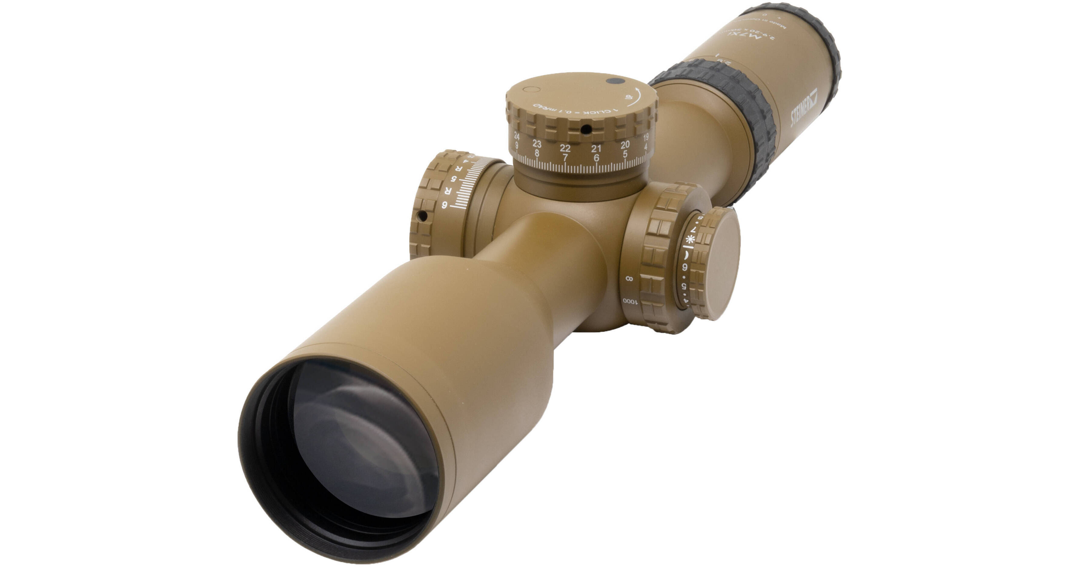 Steiner 2.9-20x50 M7Xi Riflescope (MSR2 Reticle, Brown)