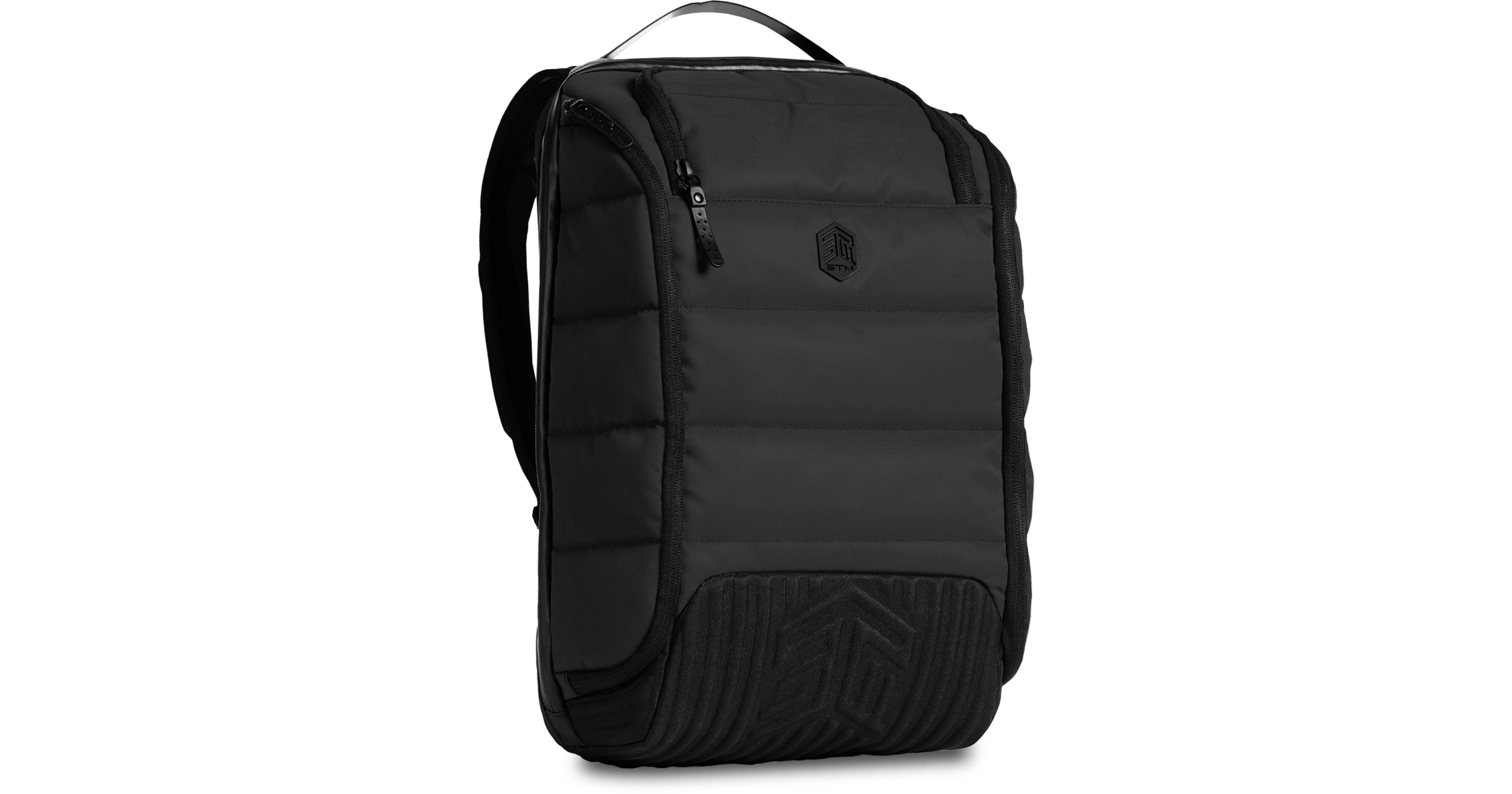 396-3-2226 - q laptop backpack Branded Timbuk2 Branded 2.0 Eco Black friendly laptop compartment lined with quilted tricot fabric Timbuk2 Q 2.0 Laptop Backpack
