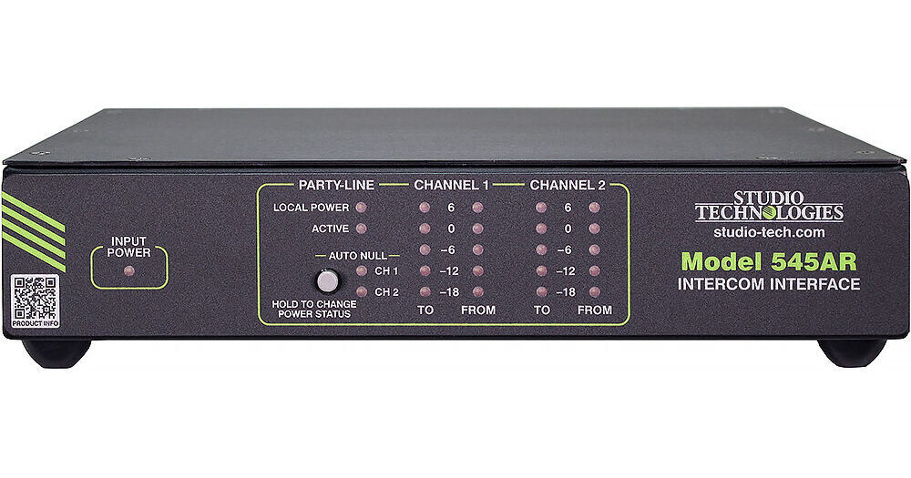 Studio Technologies Intercom Interface for Use with RTS M545AR