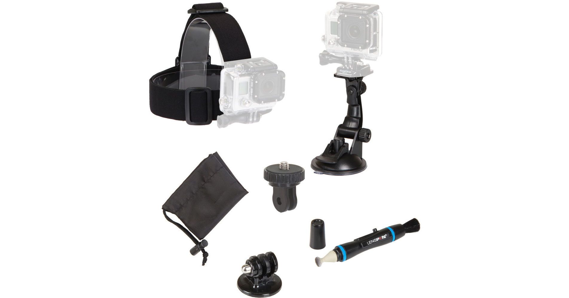 Used Sunpak GoPro Camera Accessory 5-Piece Kit ACTION-5-2 B&H