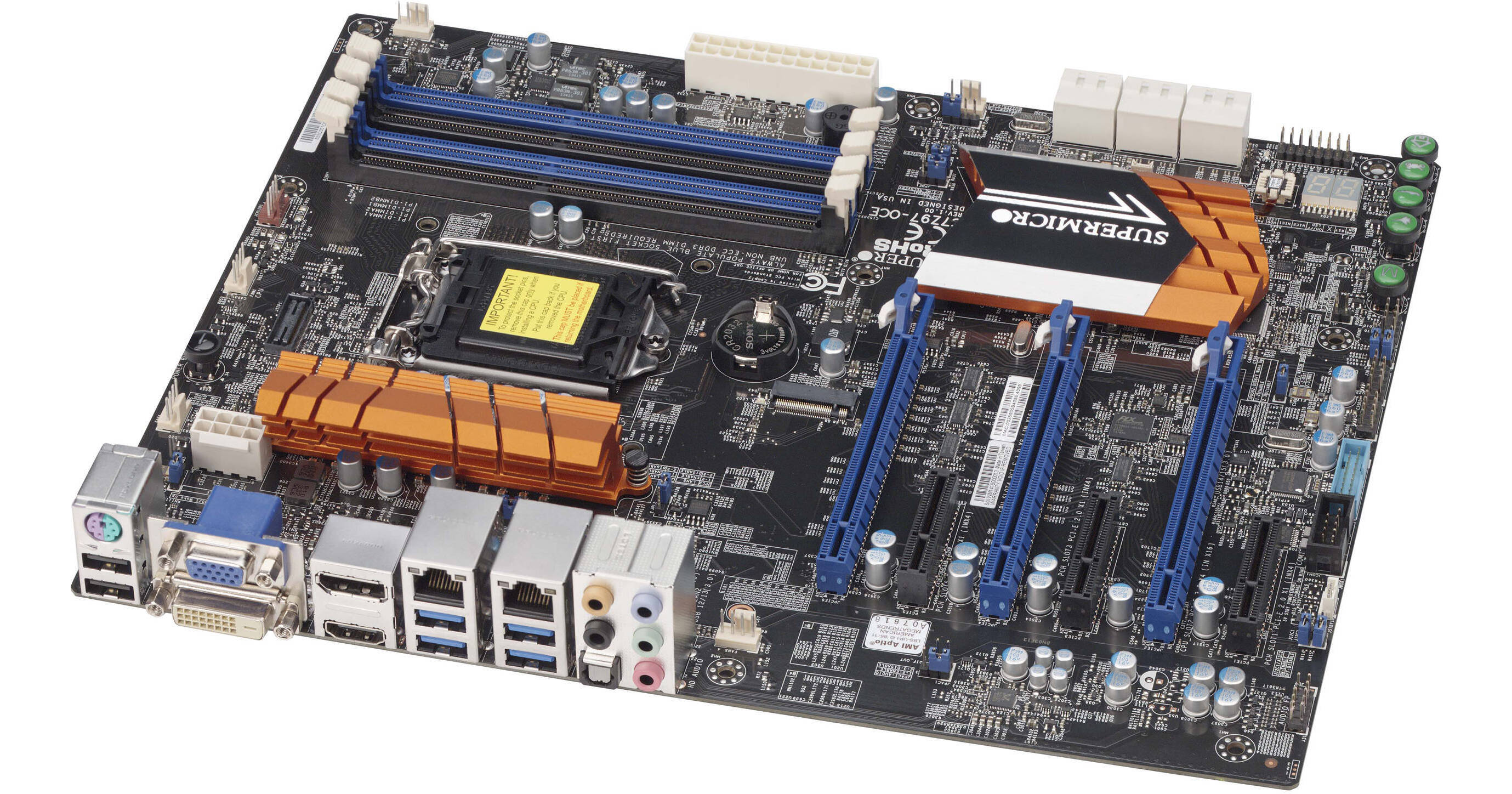 Supermicro C7Z97-OCE ATX Motherboard C7Z97-OCE-O B&H Photo Video