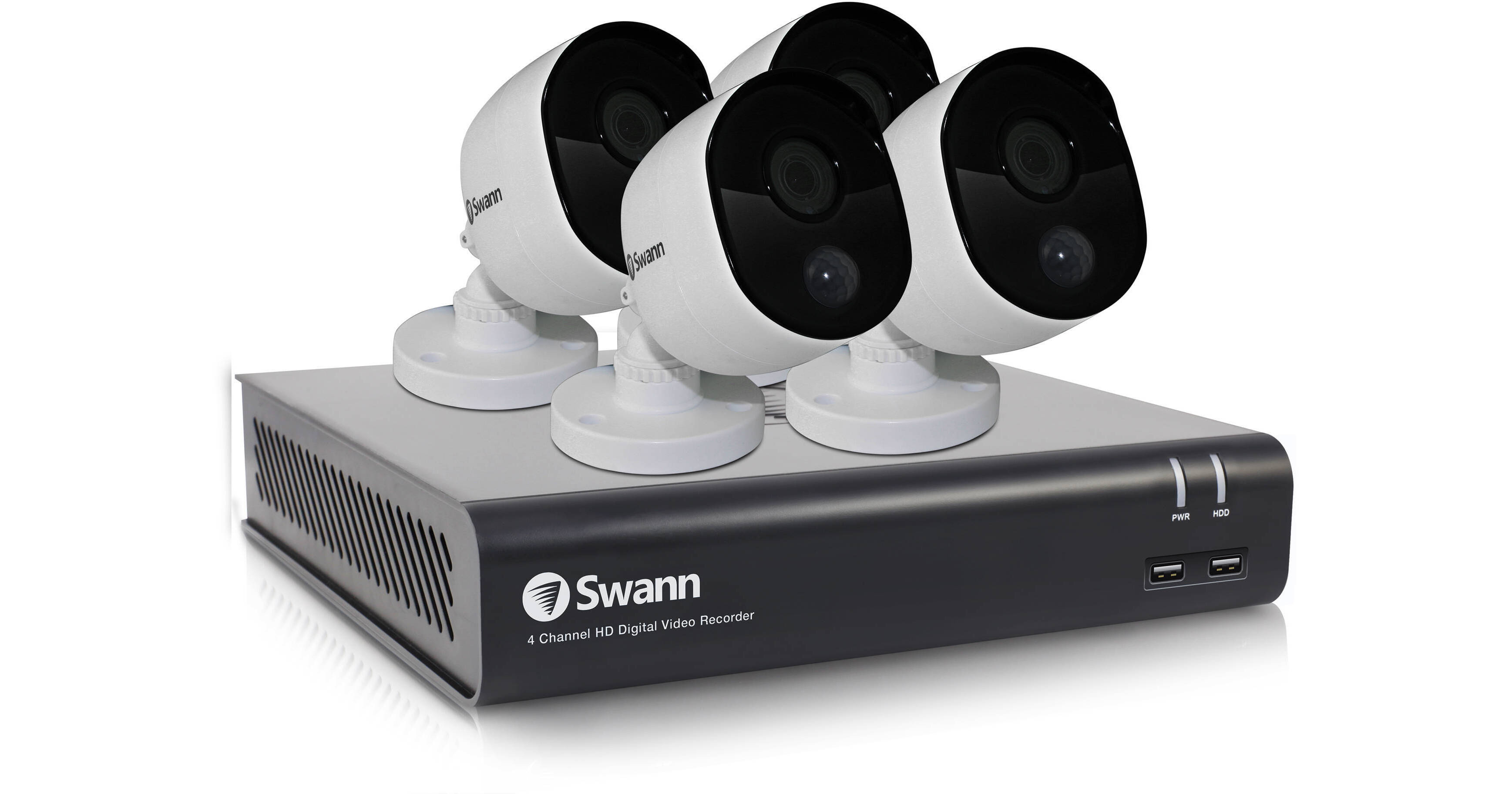 Swann 1080p Swann 485 Camera Swann 4-Channel 1080P DVR With 1TB