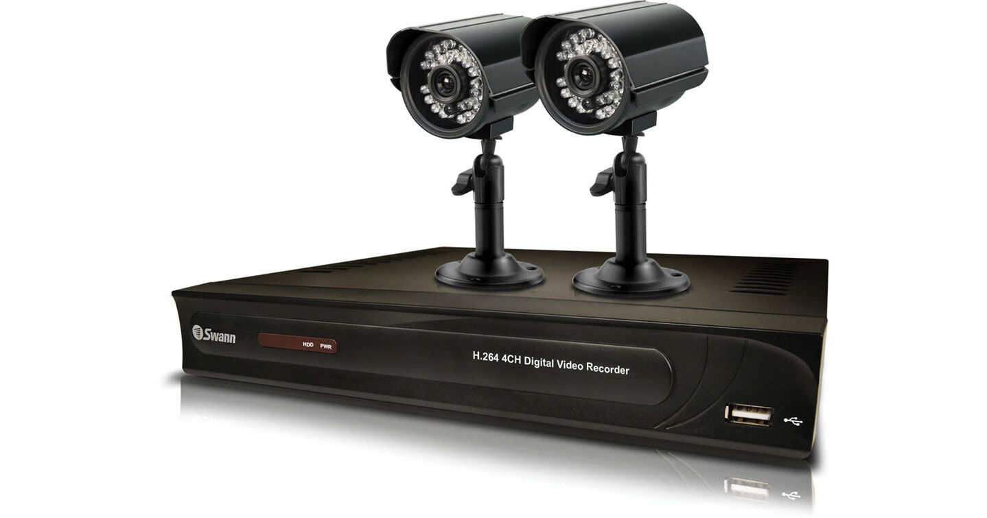 Swann WMT-HOMEDVR4 4-Channel DVR with 2 Night-Visi WMT-HOMEDVR4