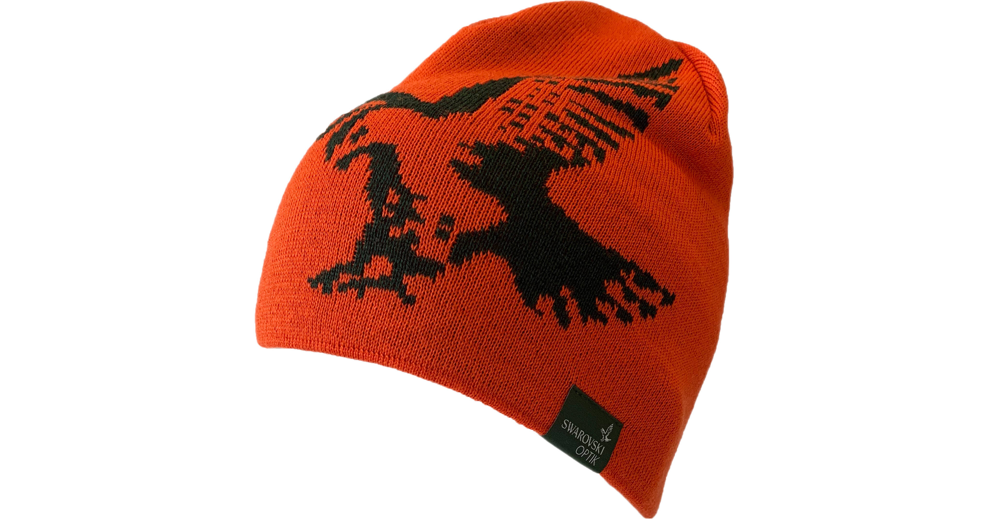 SWAROVSKI OPTIK Warm Large Hawk Beanie (Signal Orange) 60306 B&H