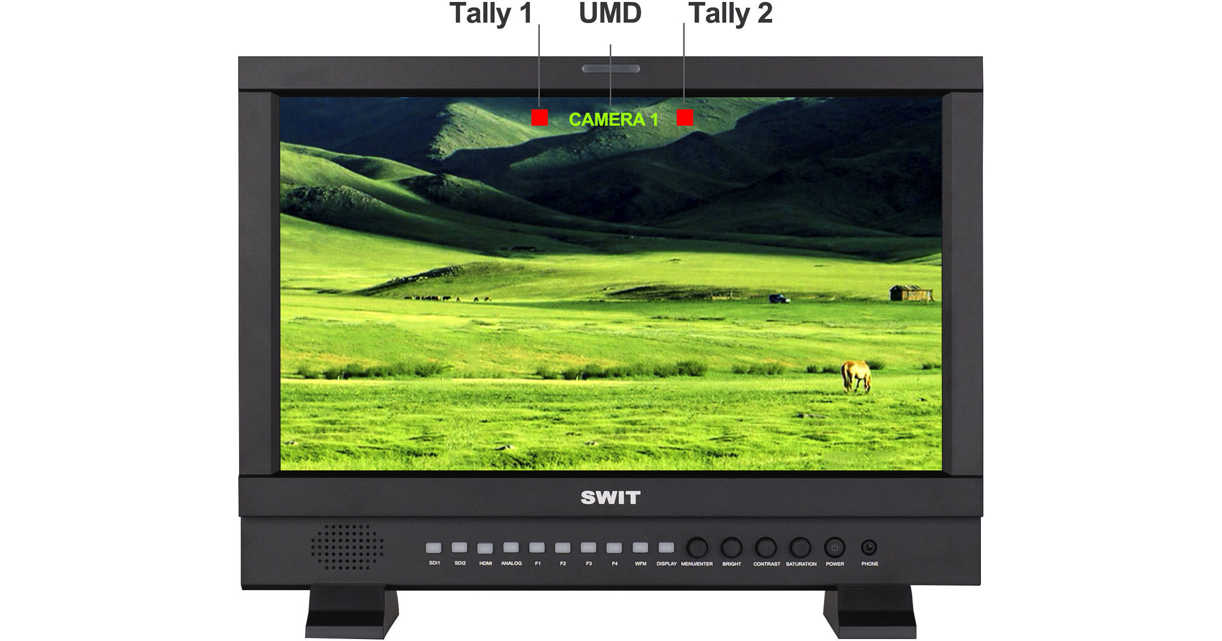 SWIT S-1173H 3G/SDI/HDMI Broadcast Studio LCD Monitor S-1173HS