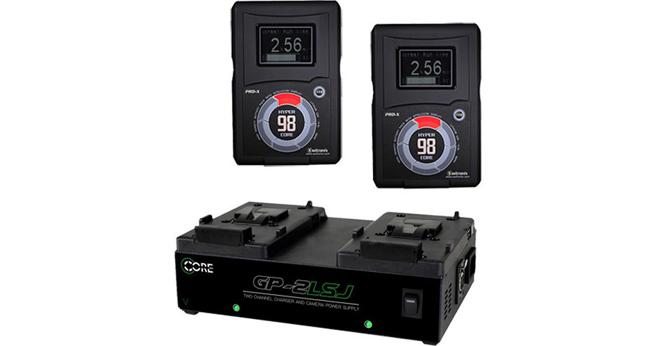 Core SWX HyperCore RED & GP-2LSJ Two-Battery and Charger Kit