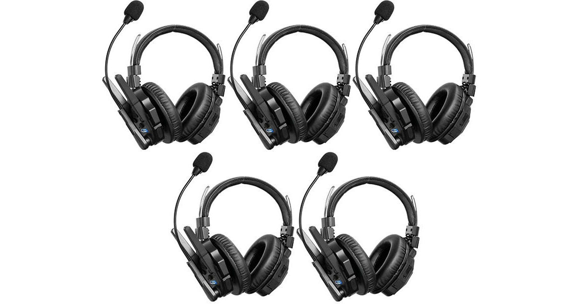 Casque Intercom Sans Fil SYNCO XTalk XMax - Bluetooth 2.4GHz - Portée 500m - Pour 13 Utilisateurs - Double Oreille