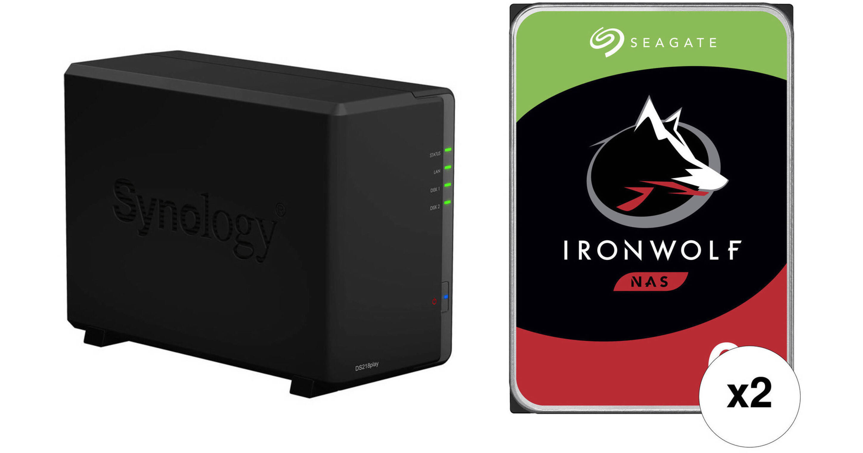 Synology NASキット 2ベイ DS218play 【公式通販】