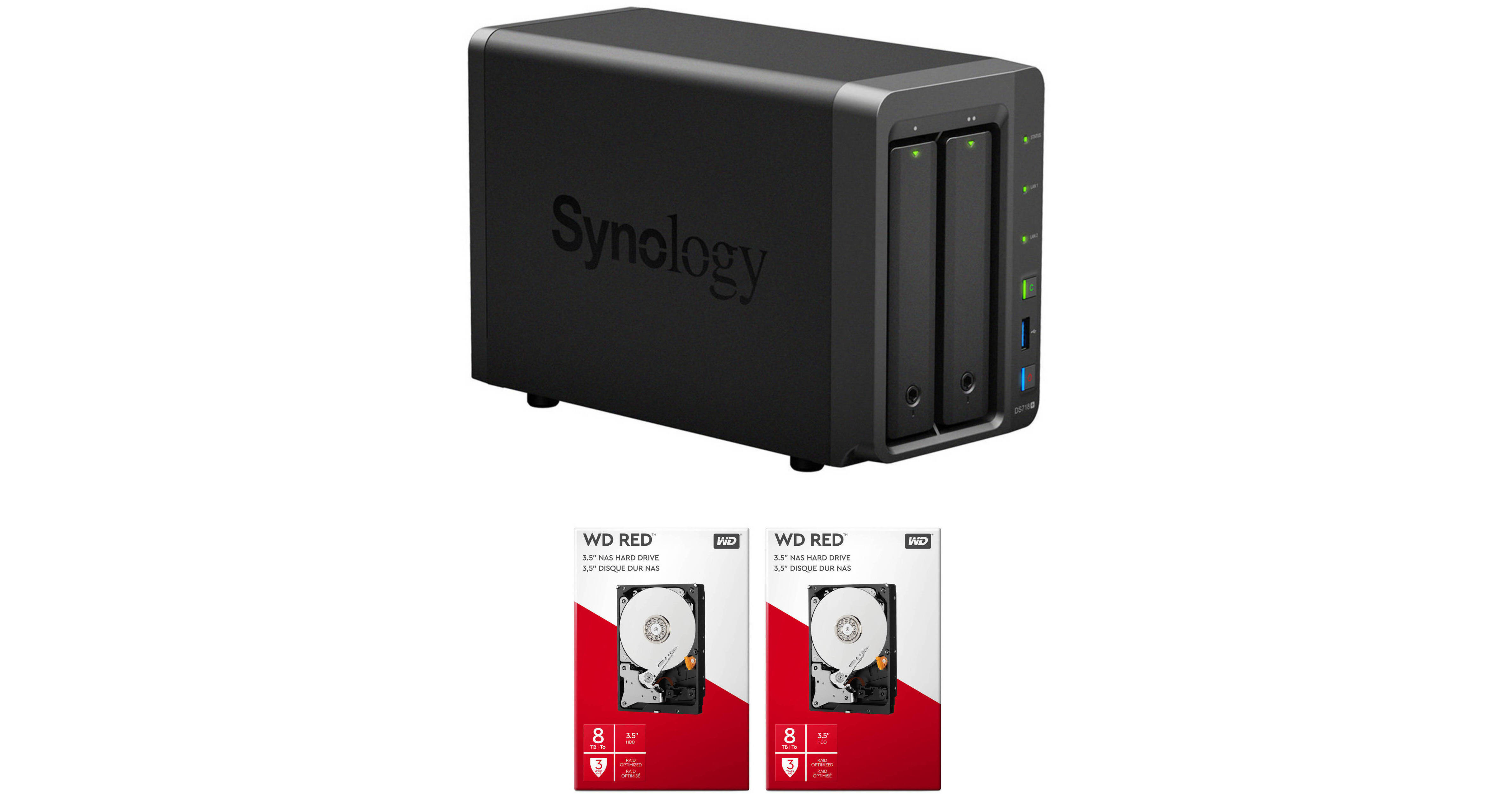 Synology DS718+ 2ベイ NAS DiskStation DS718+ | Synology ビジネス