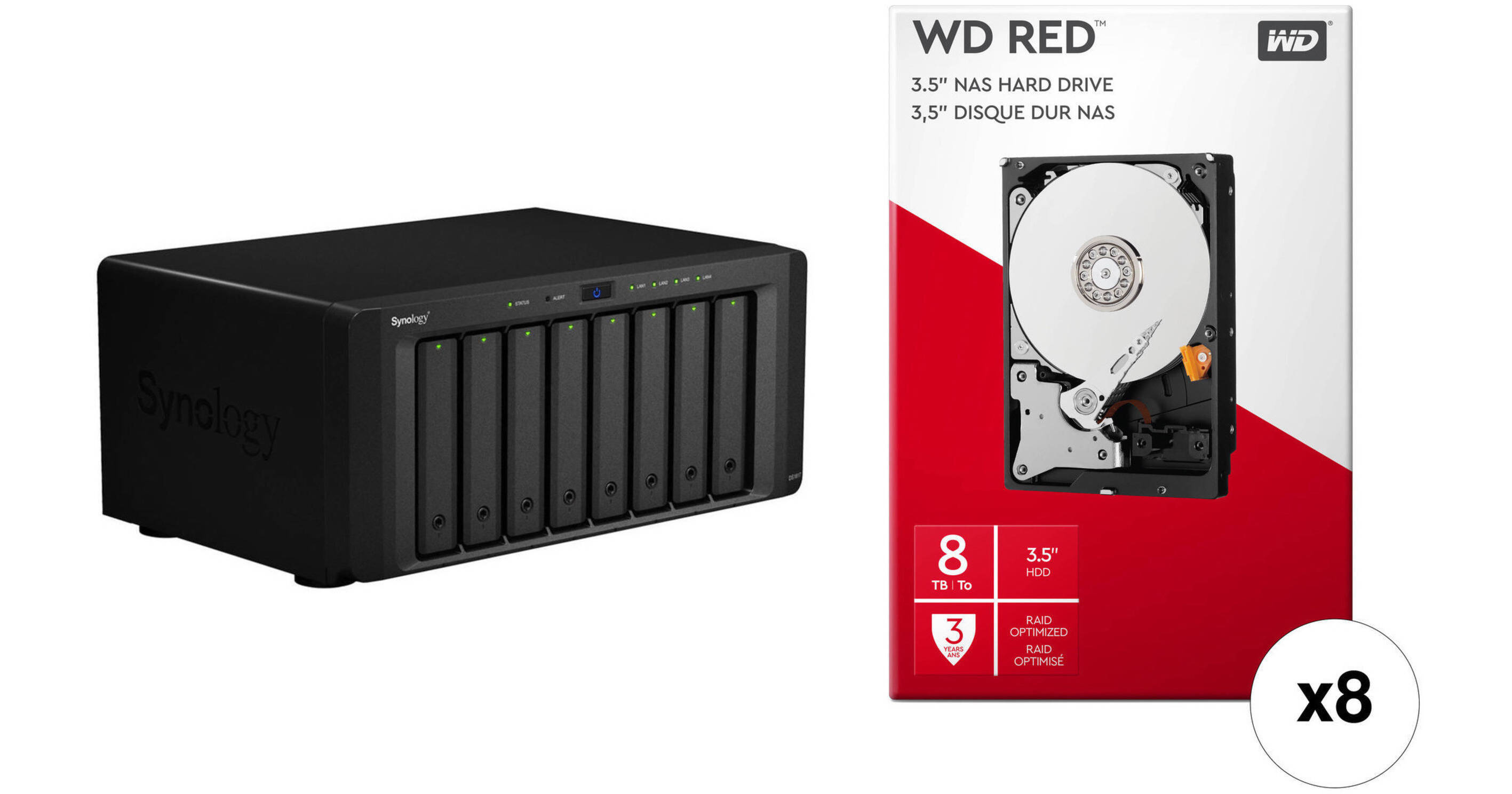 Synology NAS 8ベイ DS1817