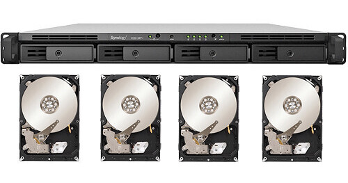 Synology RackStation RS815RP+ 12TB (4 x 3TB) 4-Bay NAS Server